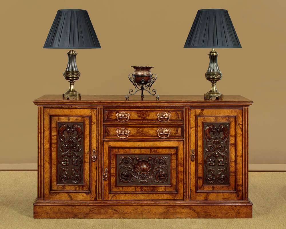 Pollard Oak Antique Sideboard C.1880