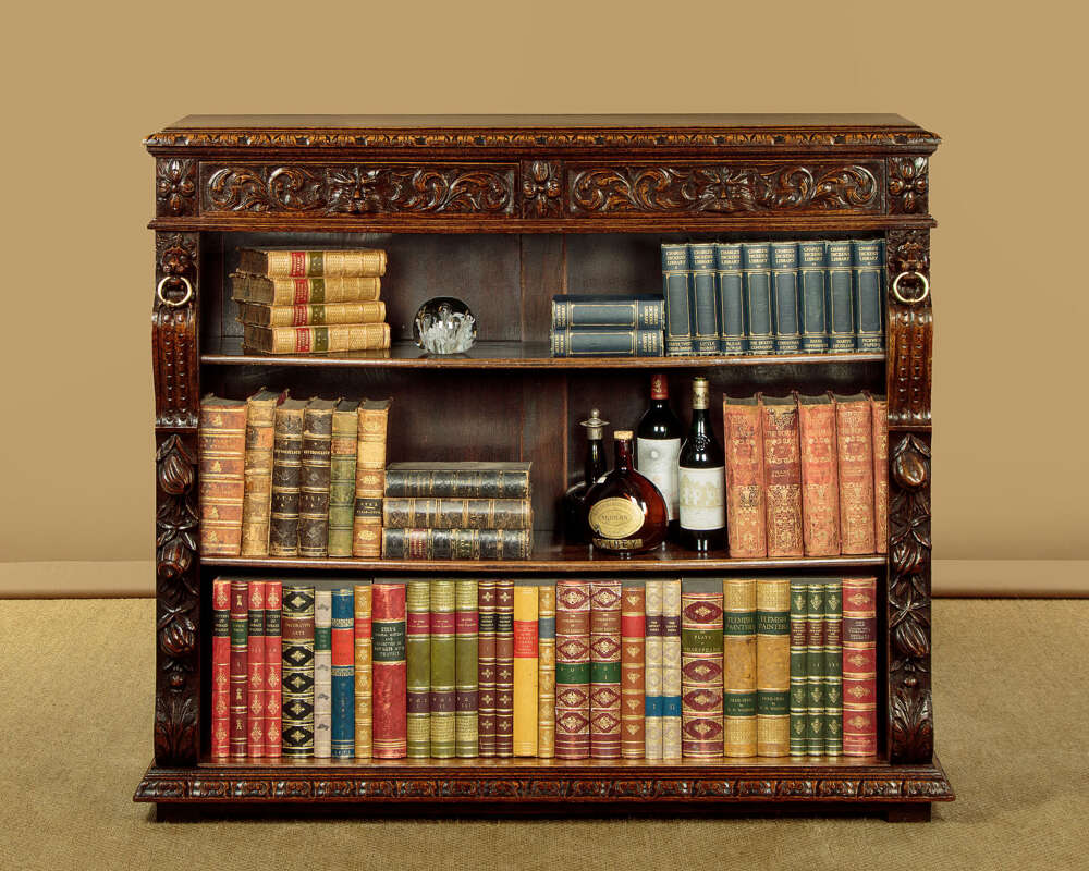 Carved Oak Bookshelves C.1890