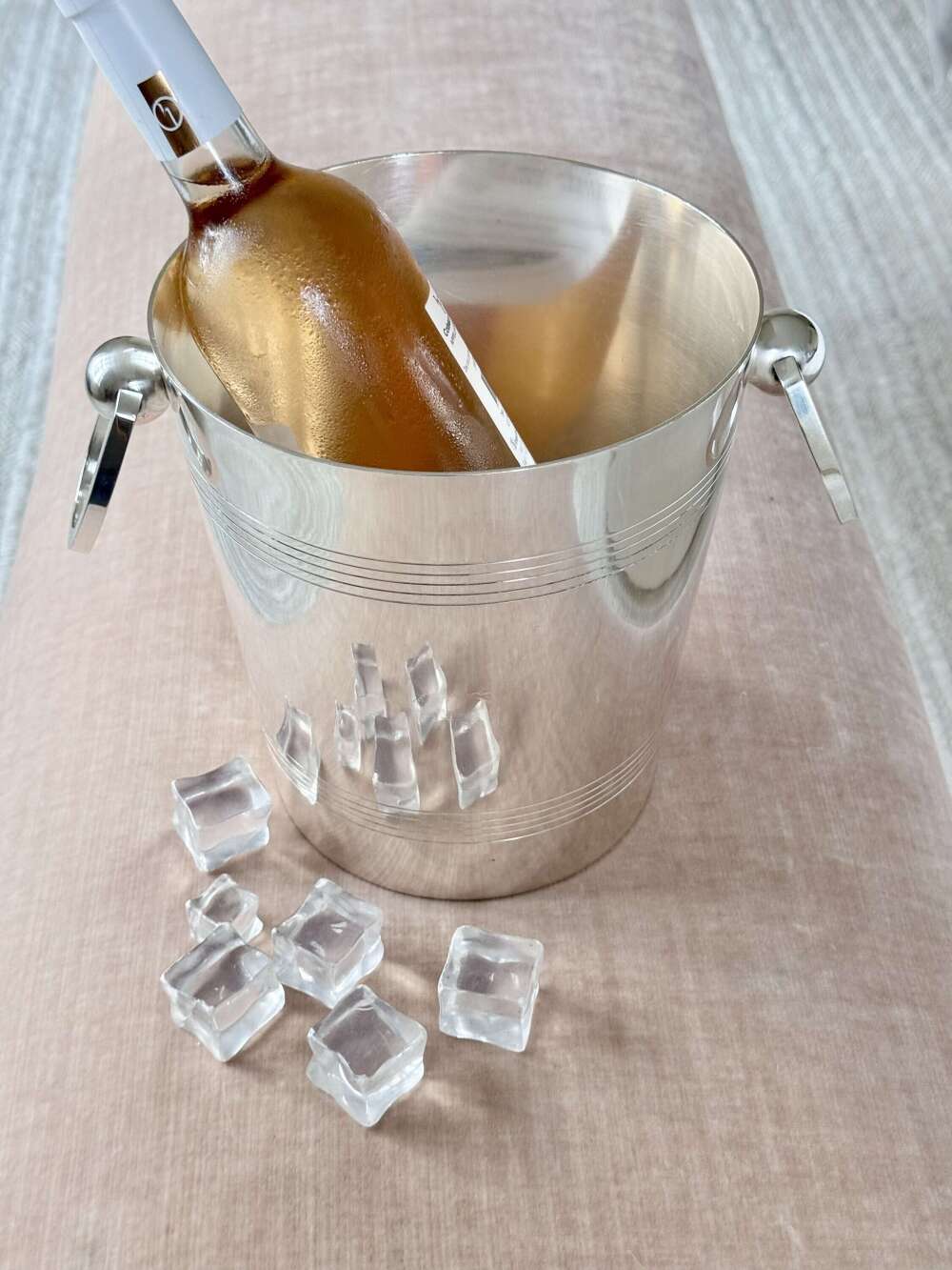 Fabulous French Art Deco Silver Plated Champagne Cooler by Orbrille C1930