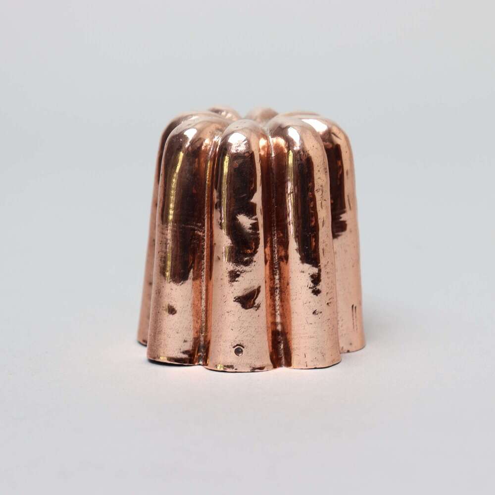 Miniature, 19th Century, Fluted Copper Mould