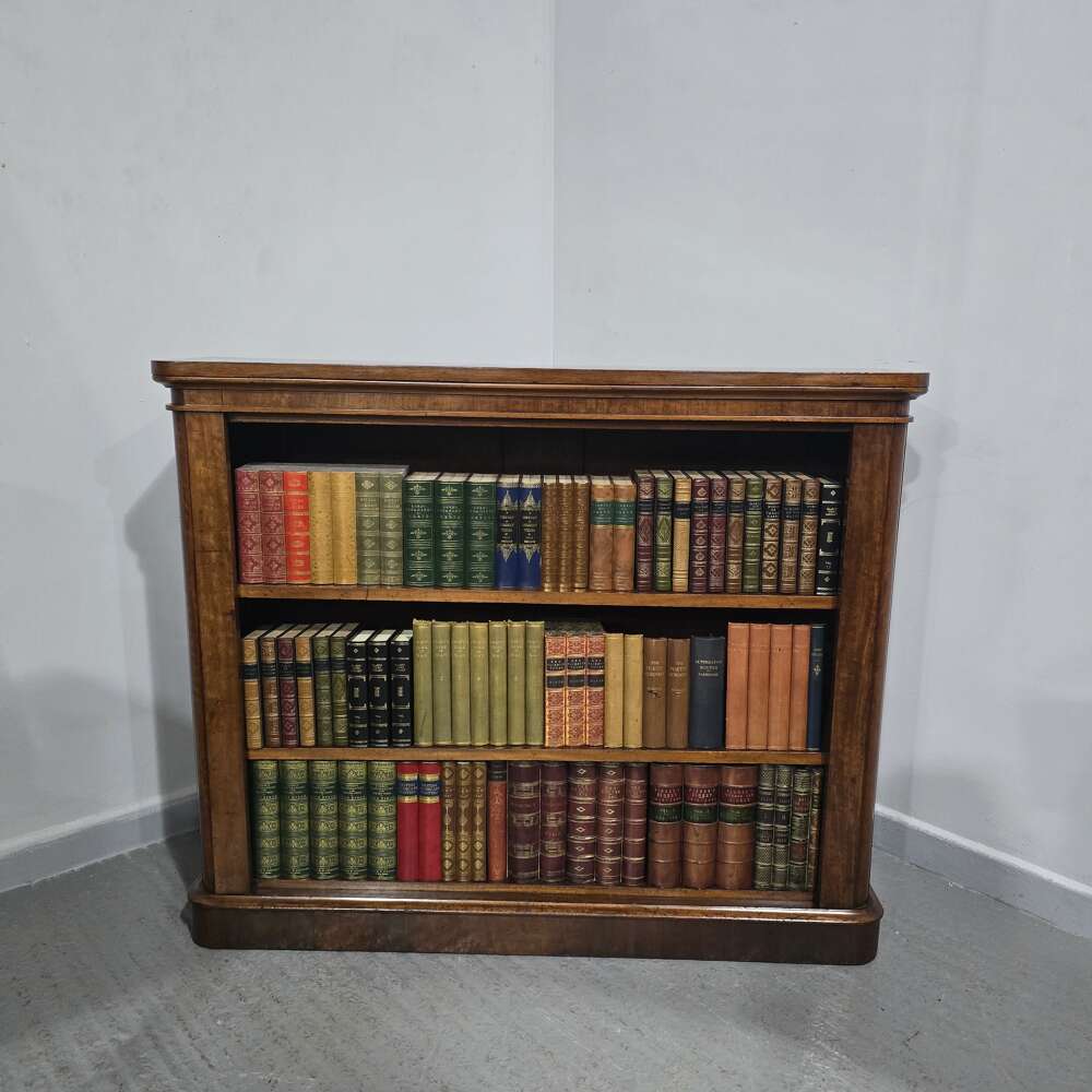 Victorian Open Adjustable Library Antique Bookcase