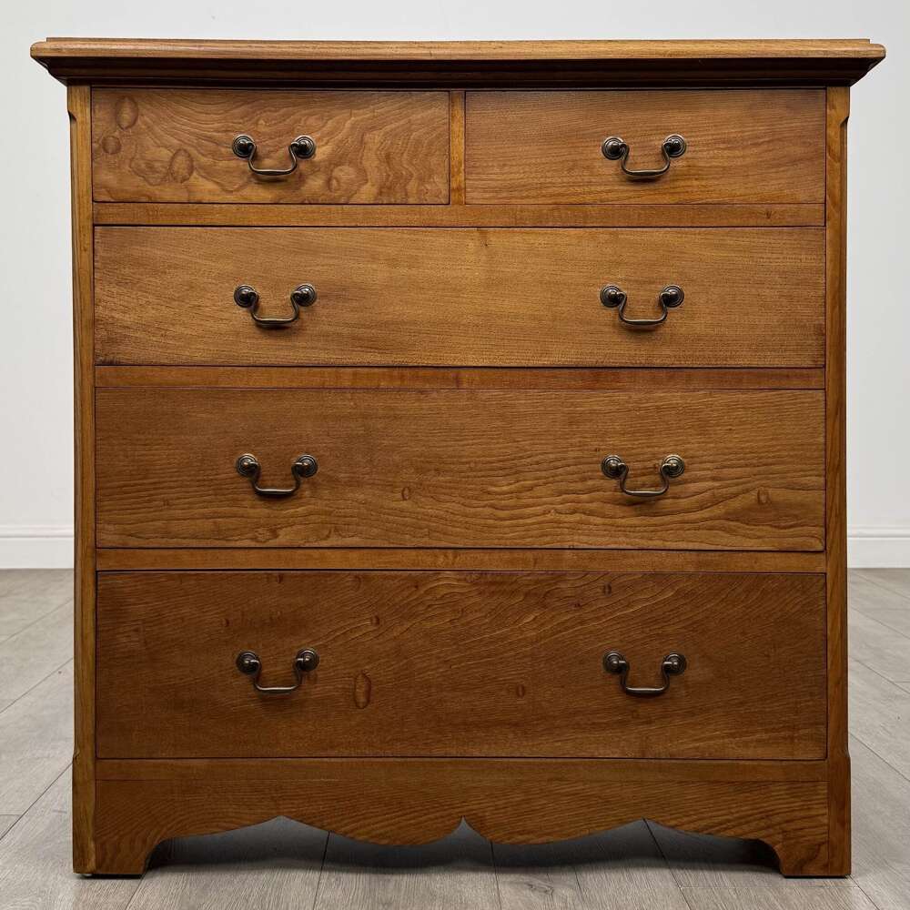 Antique Ash Chest Of Drawers | Two Over Three | Af-6472