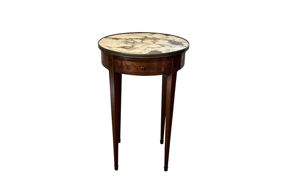 French Louis Xvi Revival Bouillotte Table