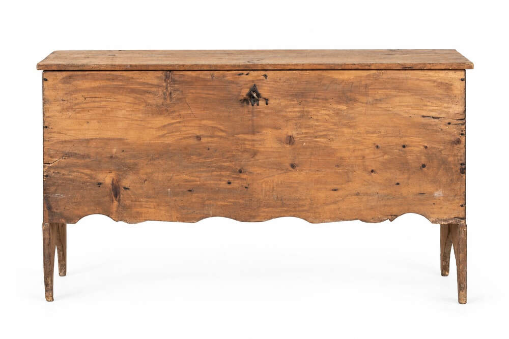 18th Century French Pine Blanket Chest