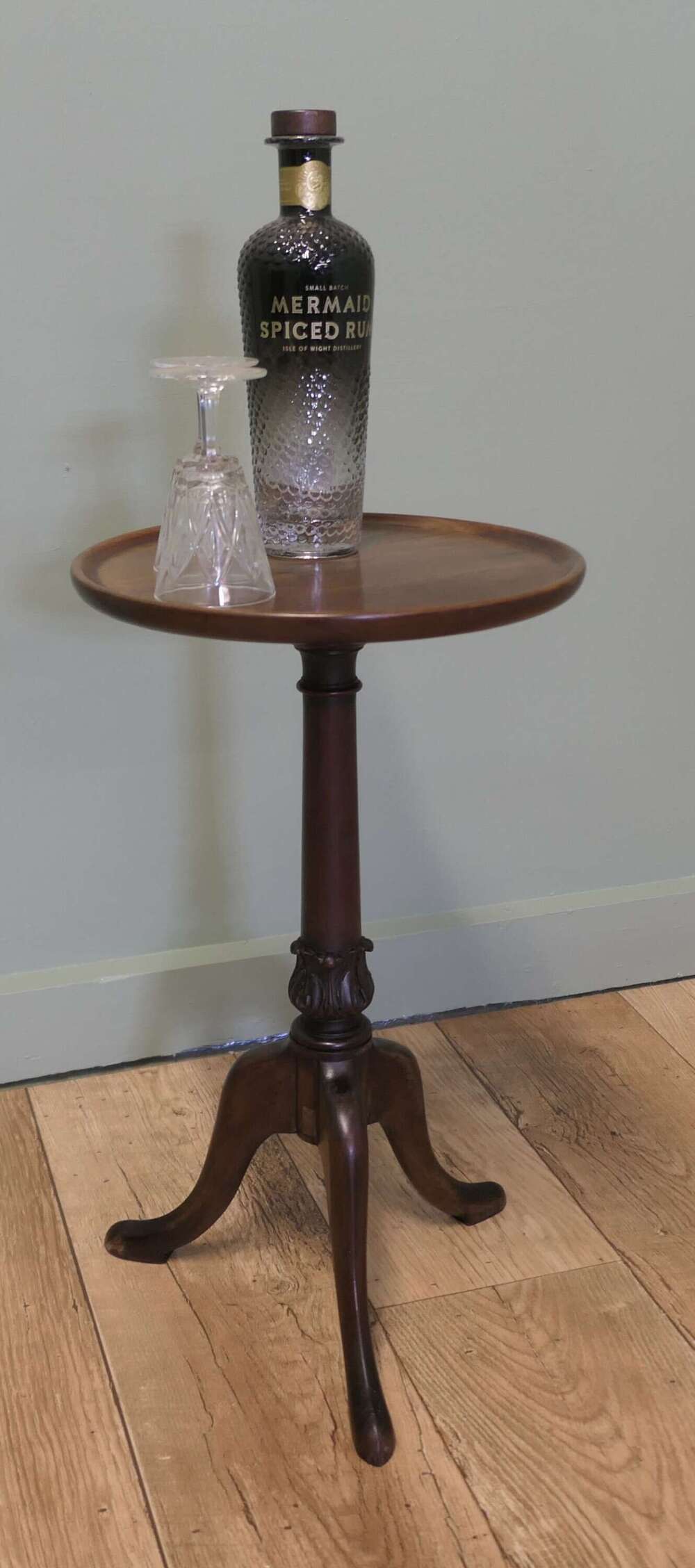 Petite Victorian Wine Table  This lovely table stands on a three footed base which has an