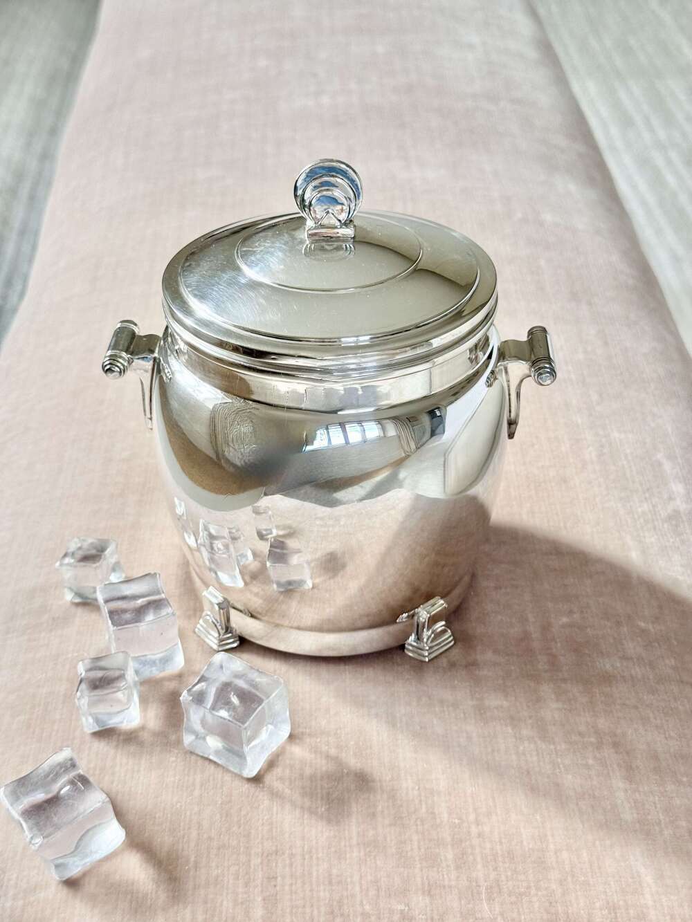 An Art Deco Silver plated Ice Bucket by William Suckling  C1930