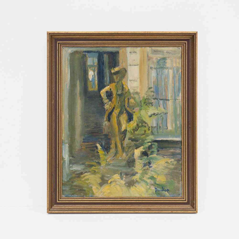 Figure In The Garden By Ronald Ossory Dunlop