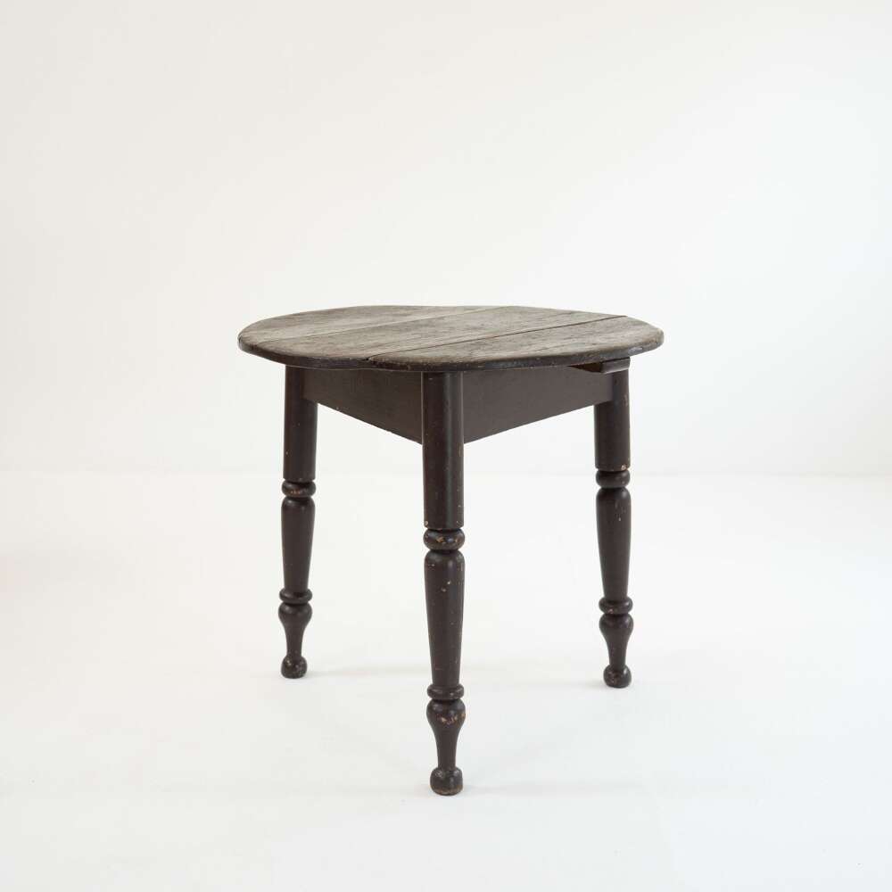 19th Century Painted Pine Antique Cricket Table
