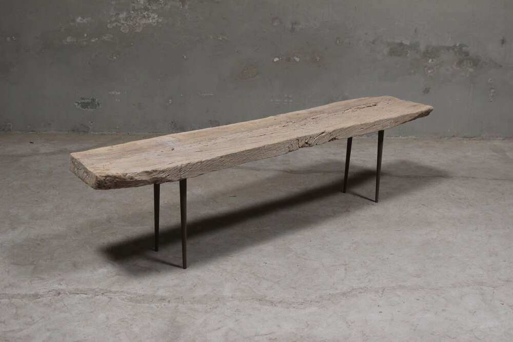 Remi Reclaimed Elm Wood Bench