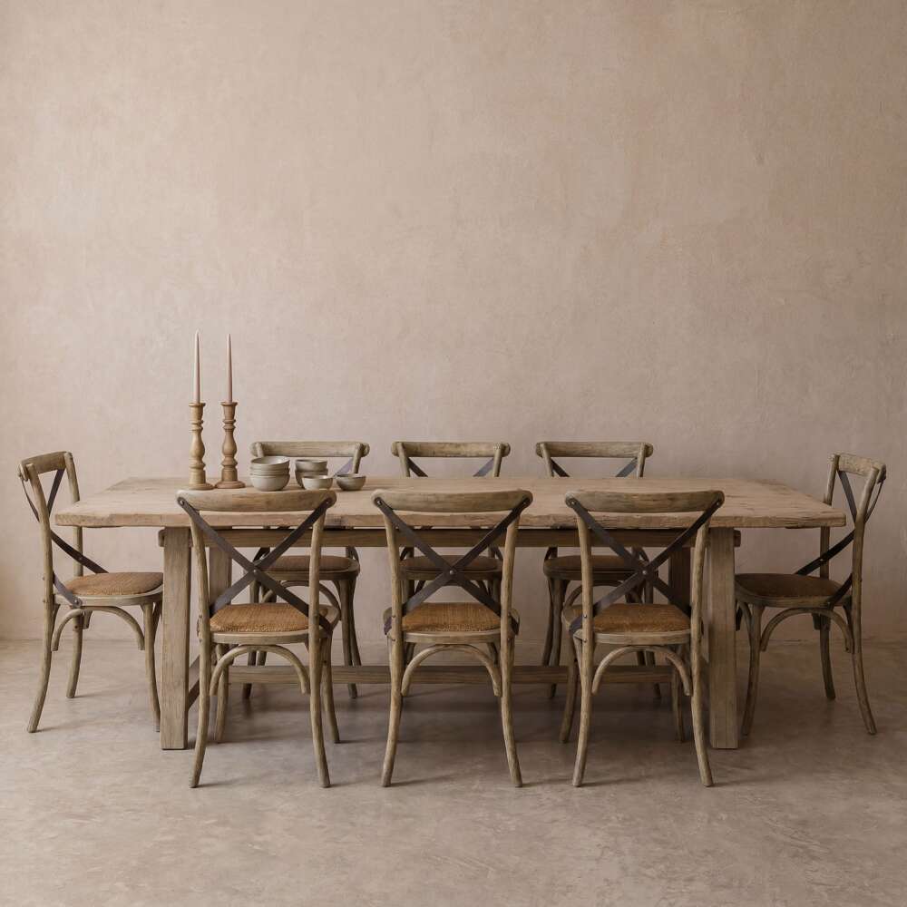Hugo Reclaimed Dining Table   263cm
