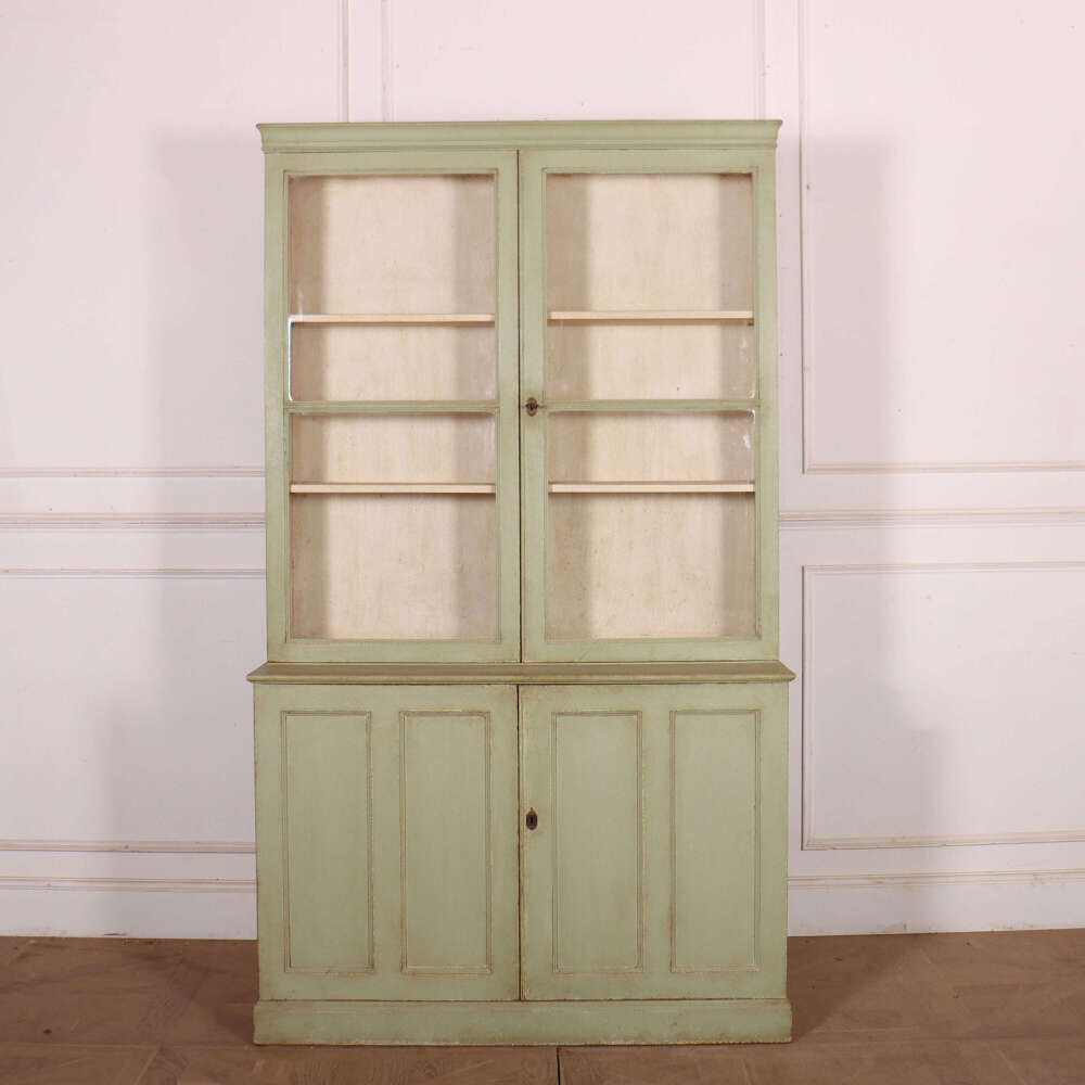 English Painted Bookcase
