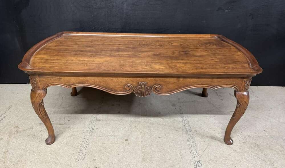Fine Burr Walnut Coffee Table