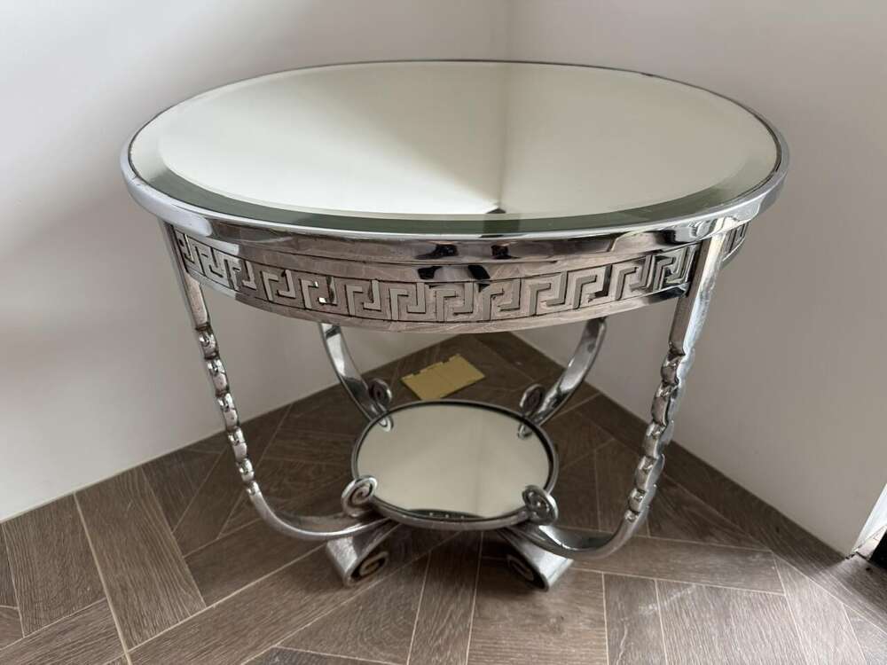 Very High Quality Chrome Art Deco Occasional Table