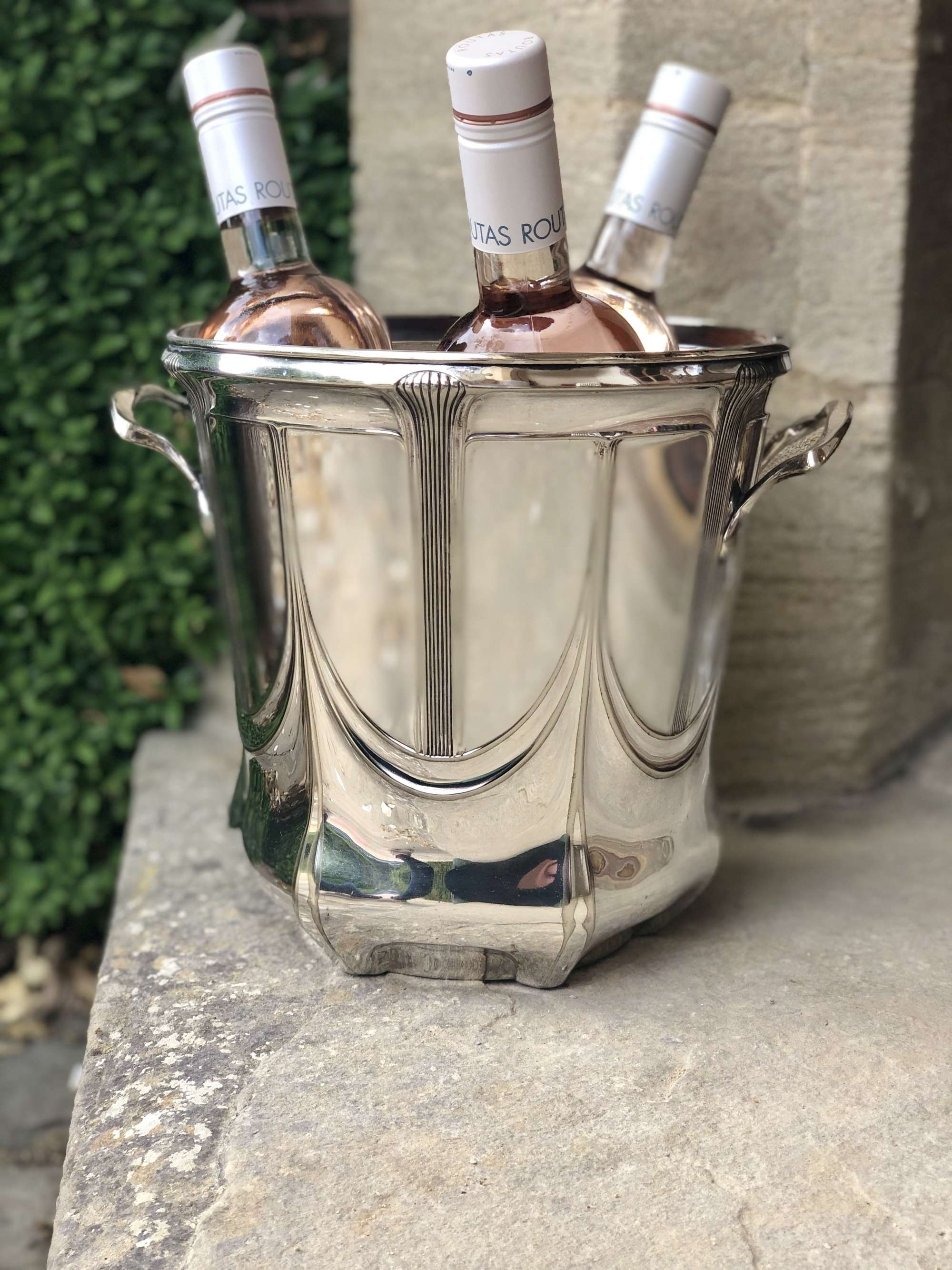 Art Nouveau Magnum wine champagne bucket cooler