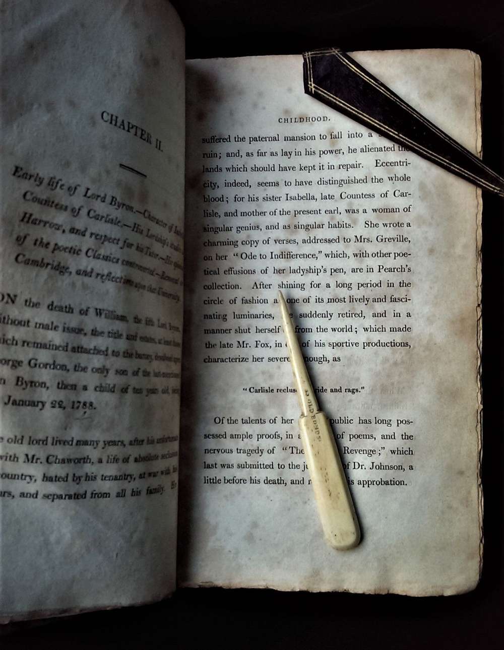 19th Century Bone Reading Pointer or "Aestel"