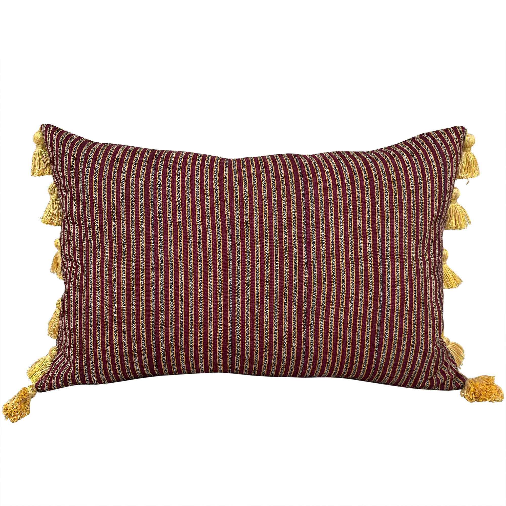Claret Ewe cushion with tassels