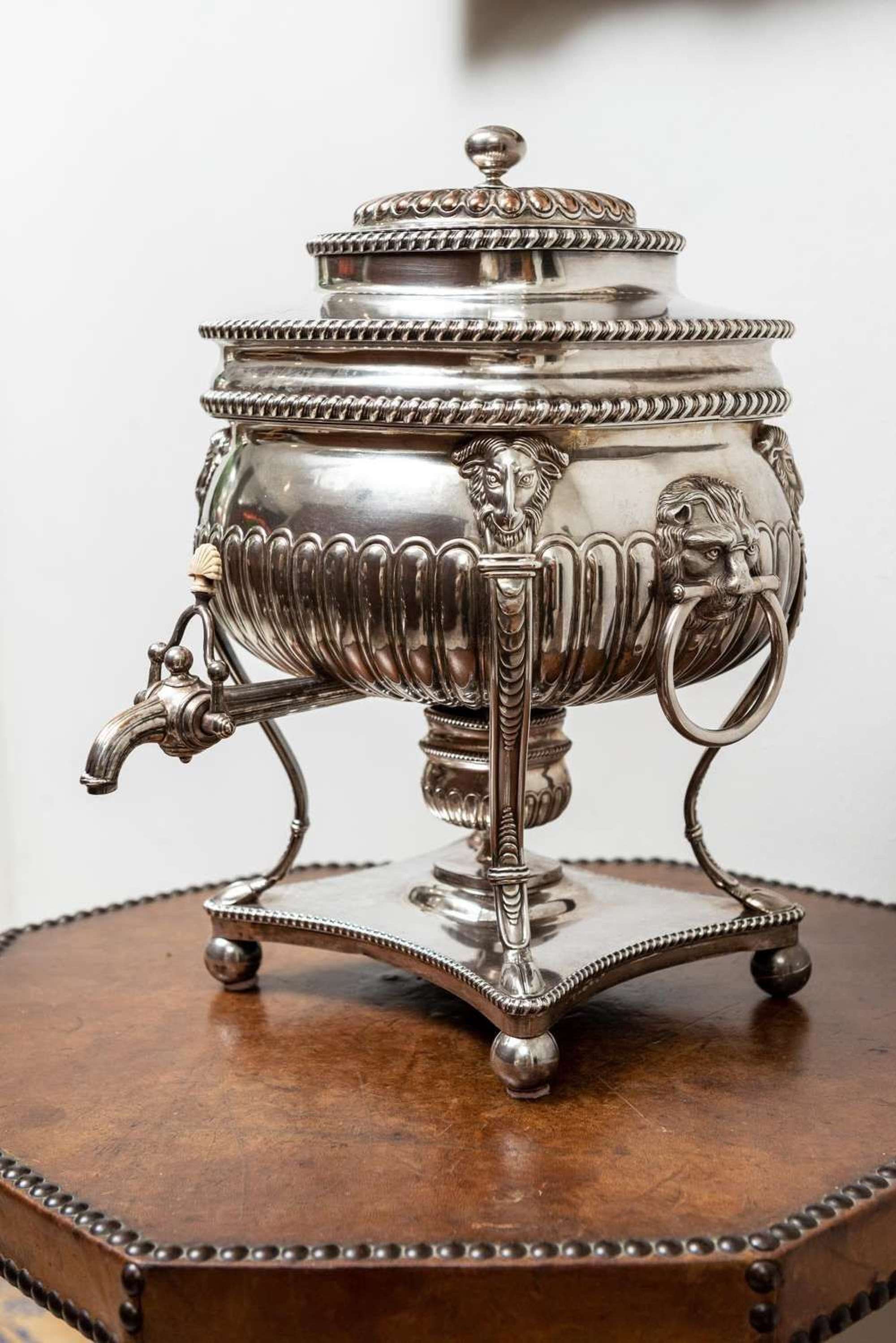 Circa 1800 sheffield plate tea urn