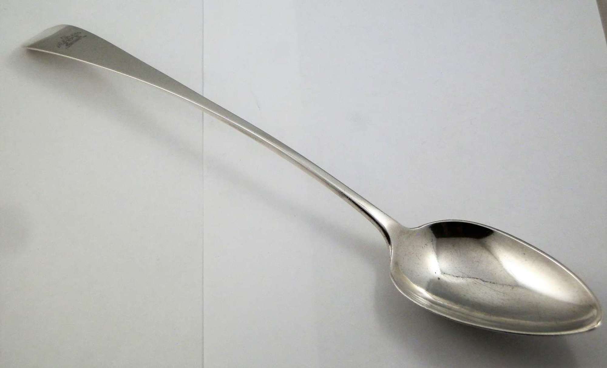 Irish provincial silver basting spoon, Cork c.1795