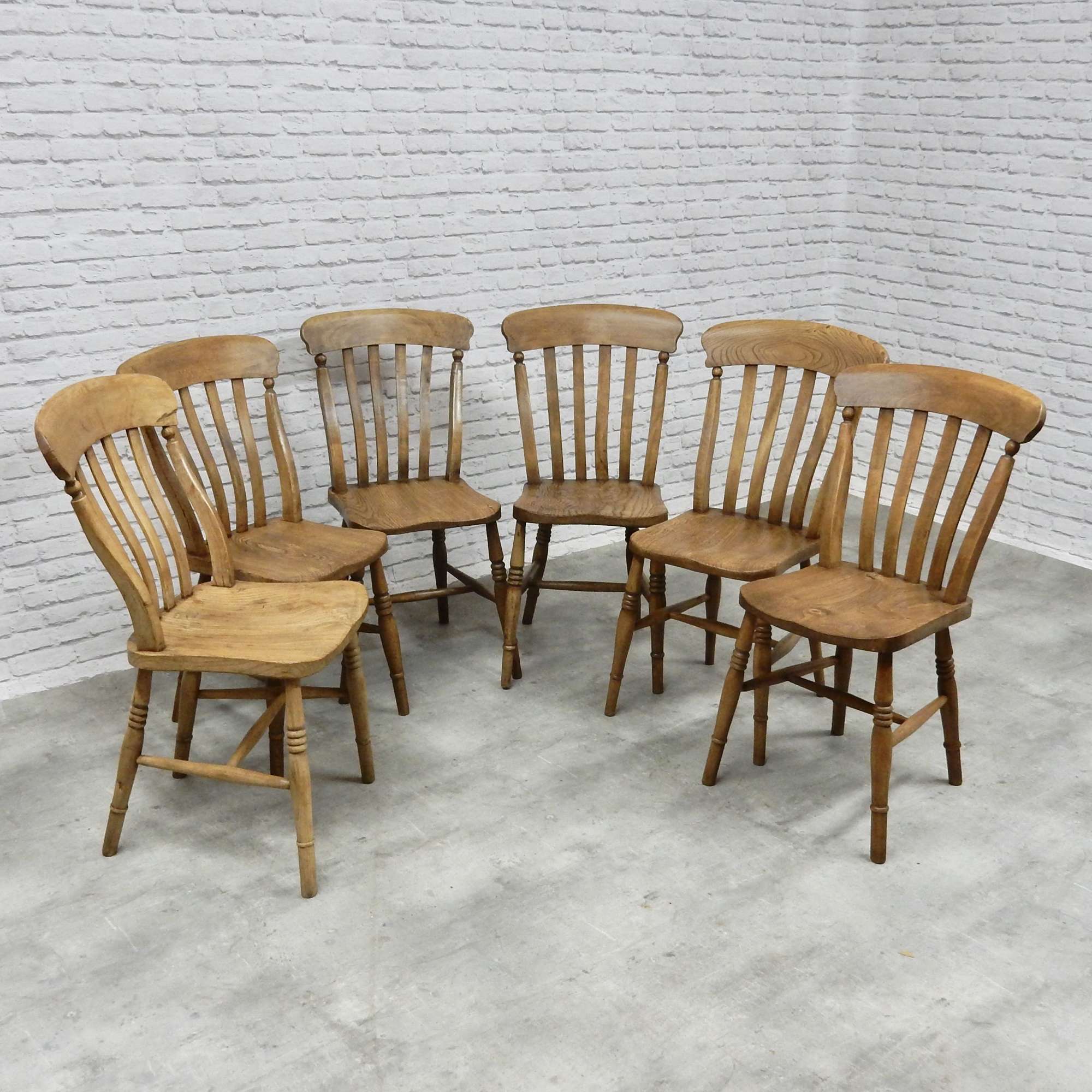 C19th Windsor Kitchen Chairs