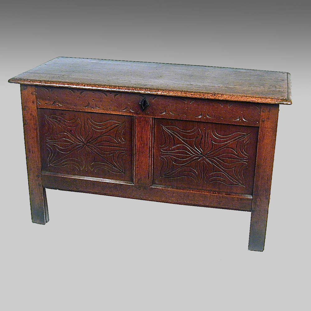 Small 17th century coffer