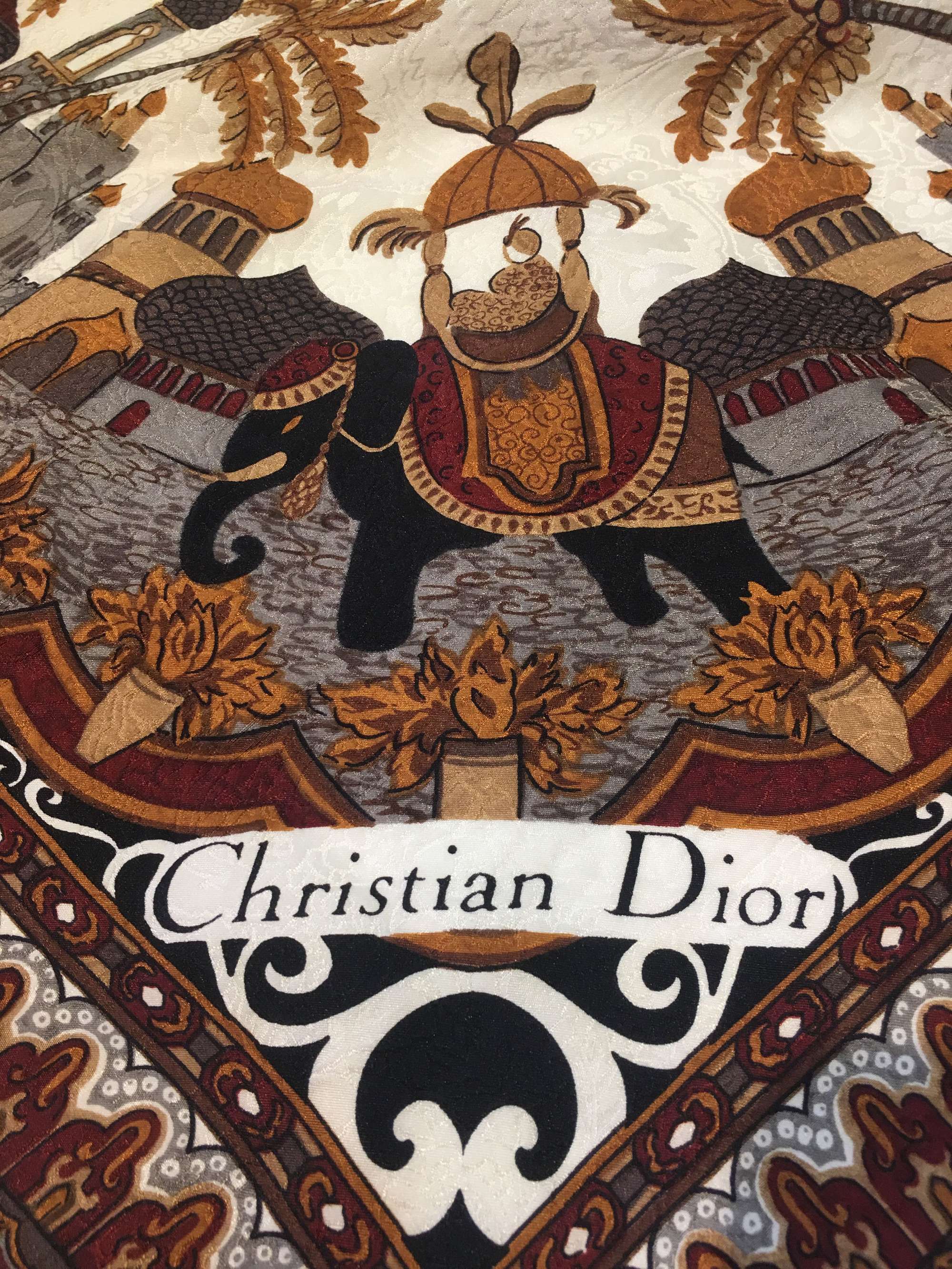 Vintage (new) Christian Dior silk scarf
