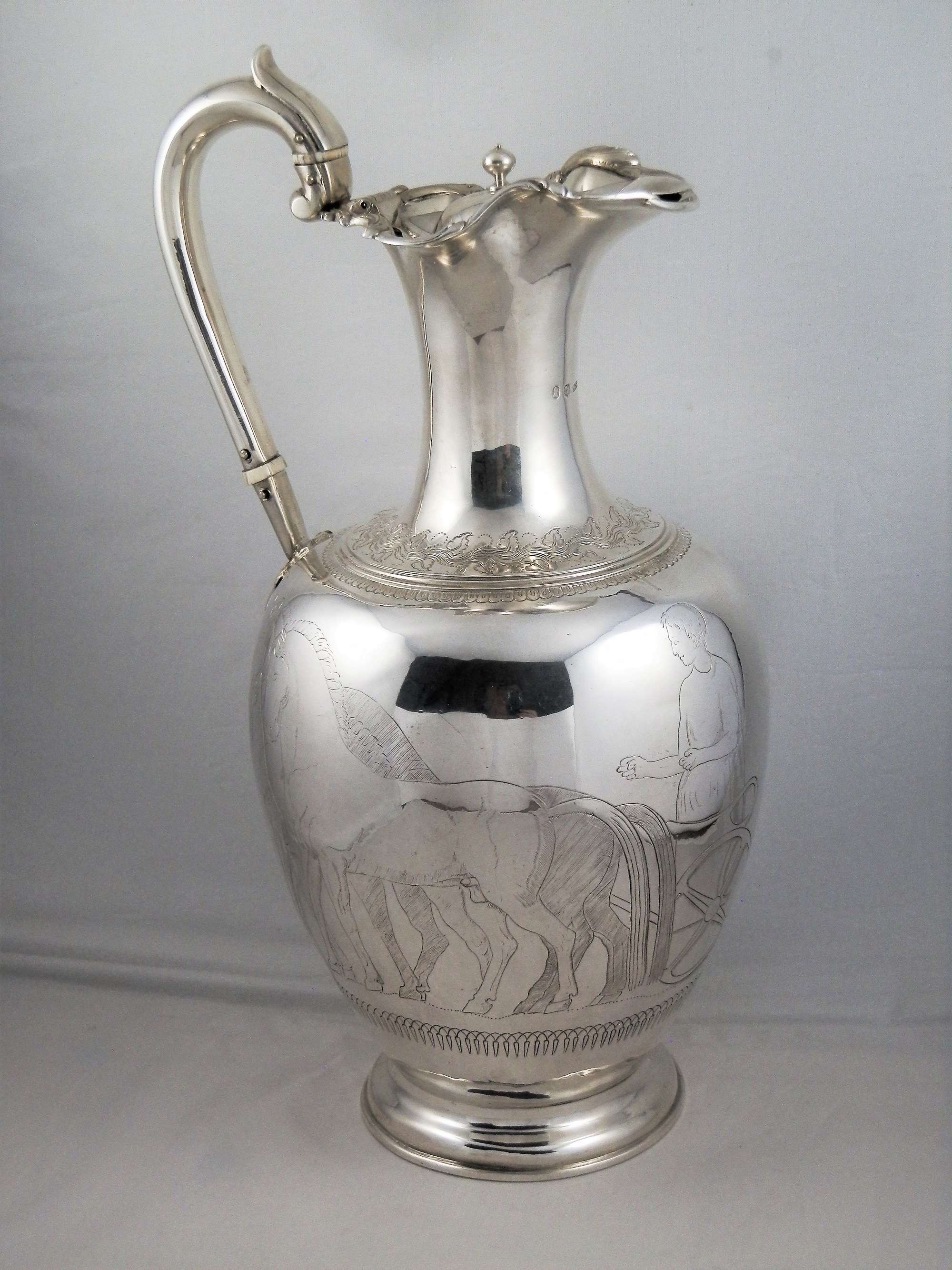 Scottish silver wine decanter, Edinburgh 1840
