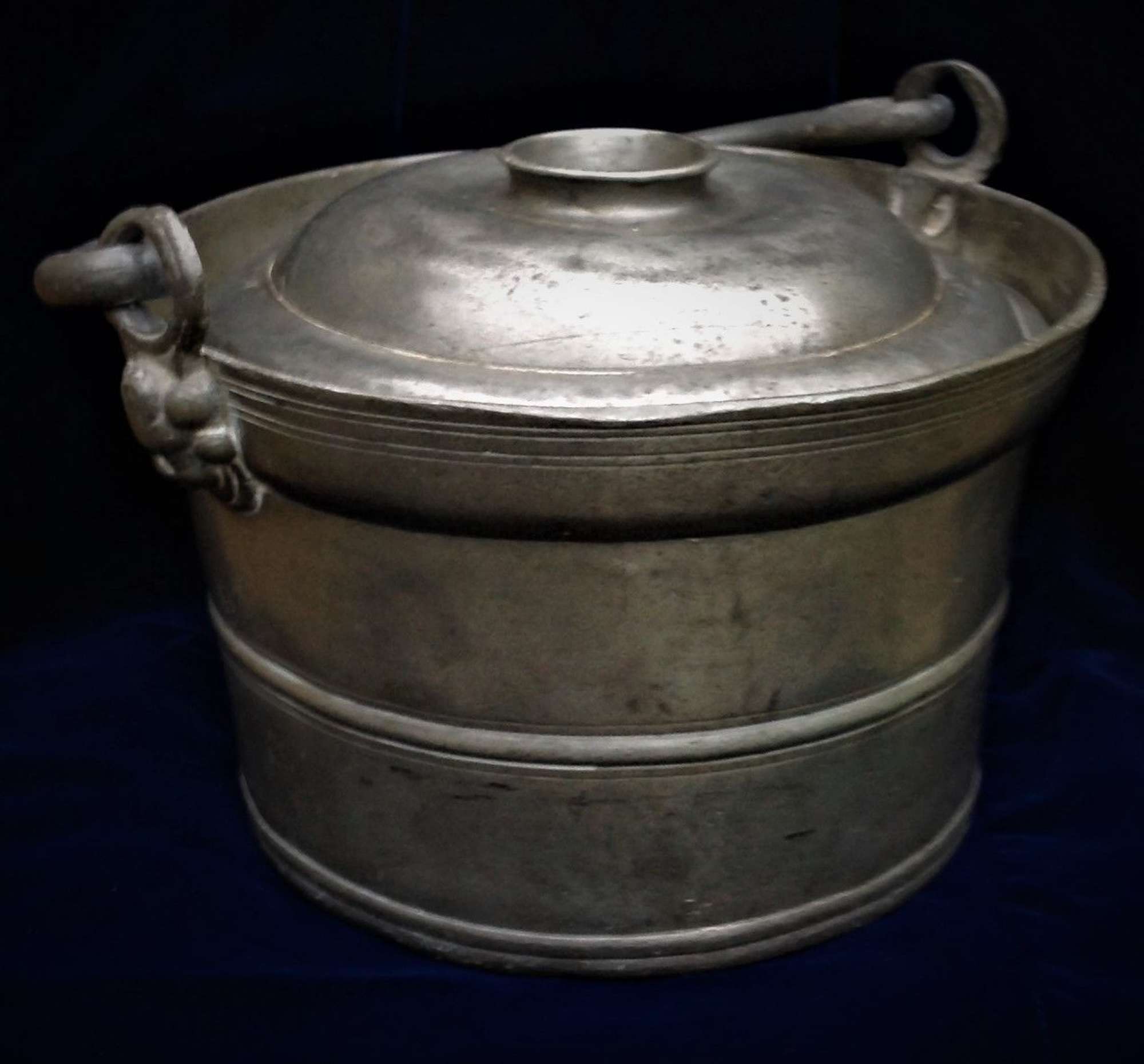 A Distinctive French Pewter 