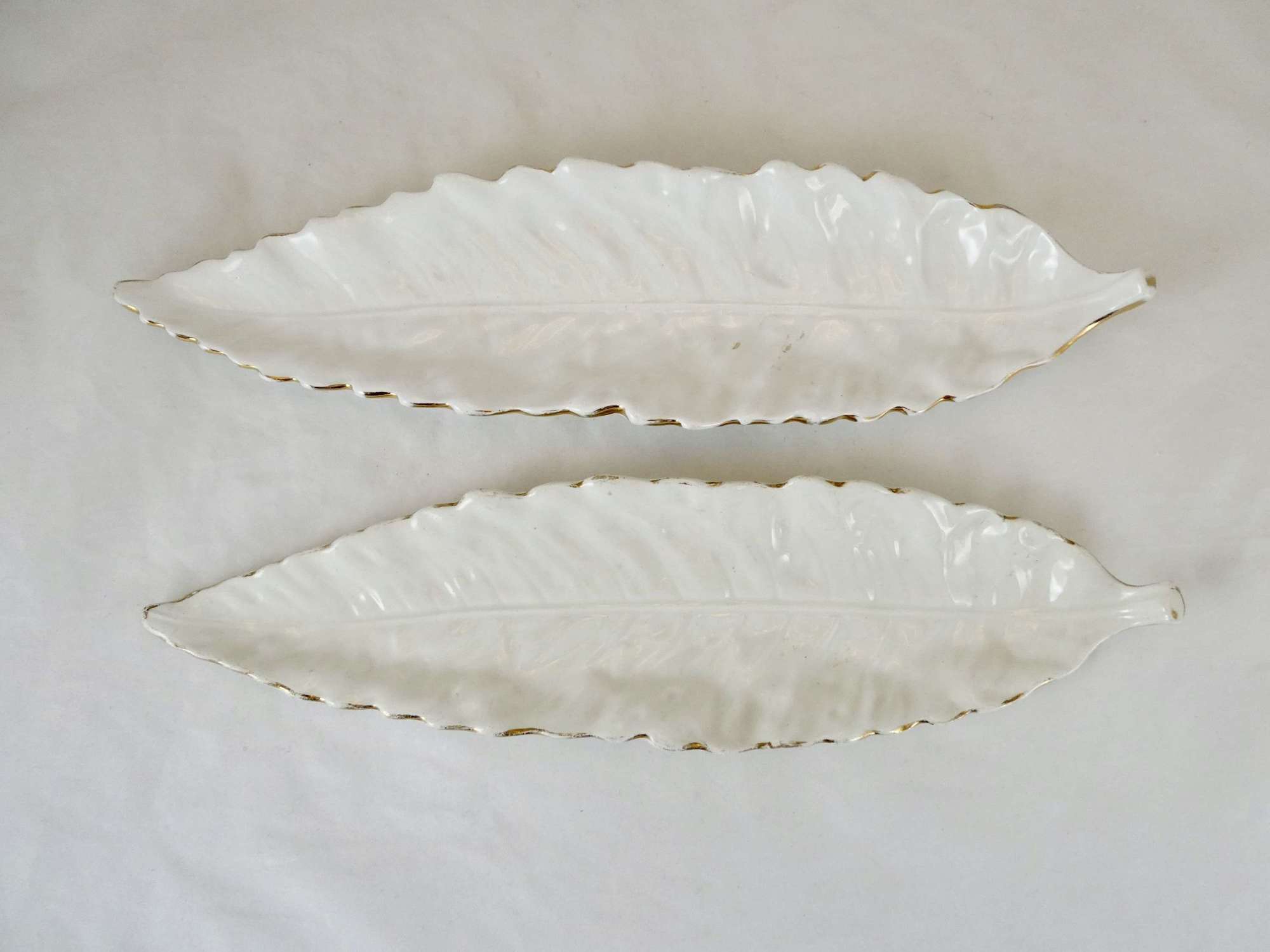 Two Carltonware Leaf Plates