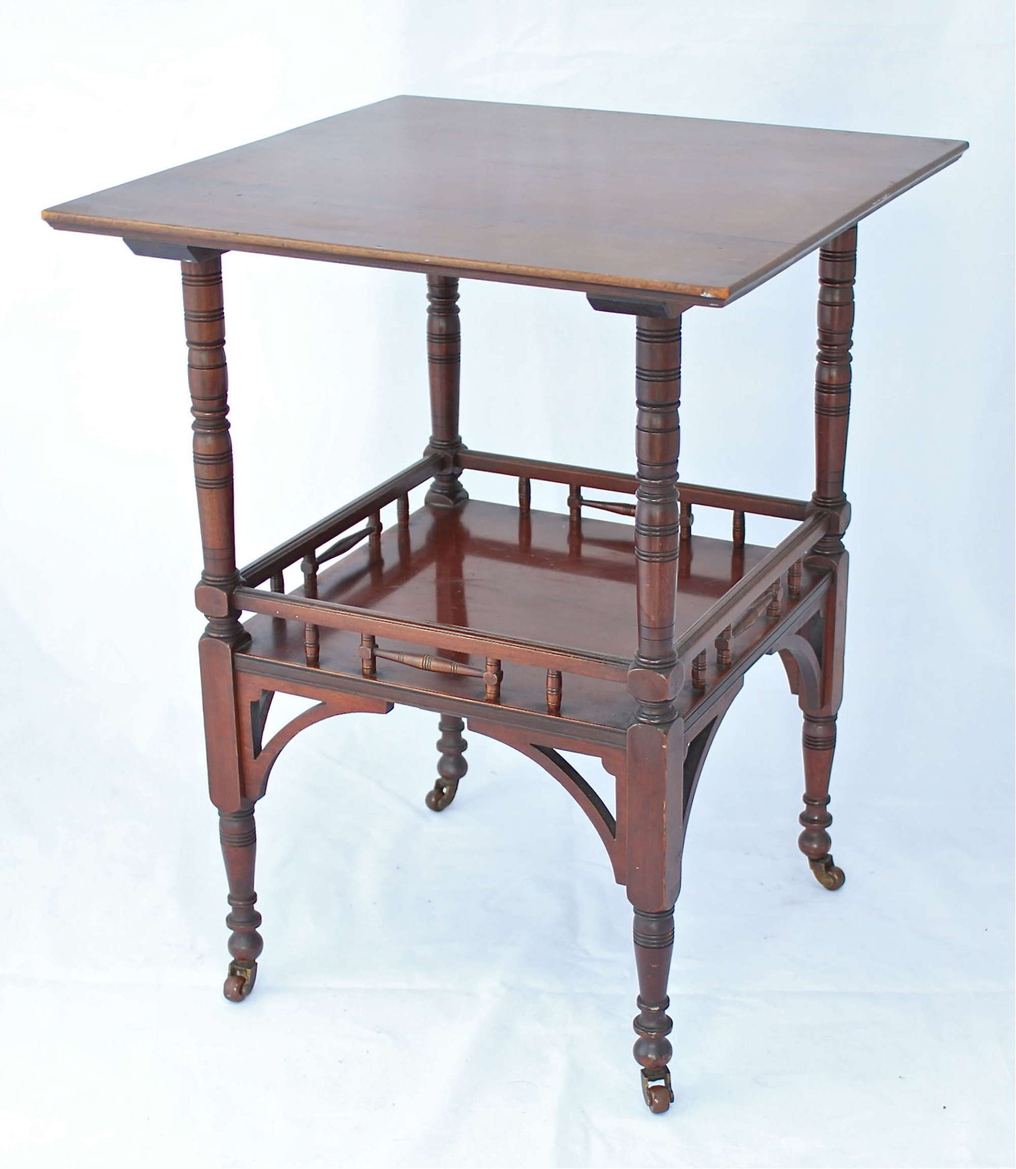 An Arts & Crafts E. W. Godwin mahogany table