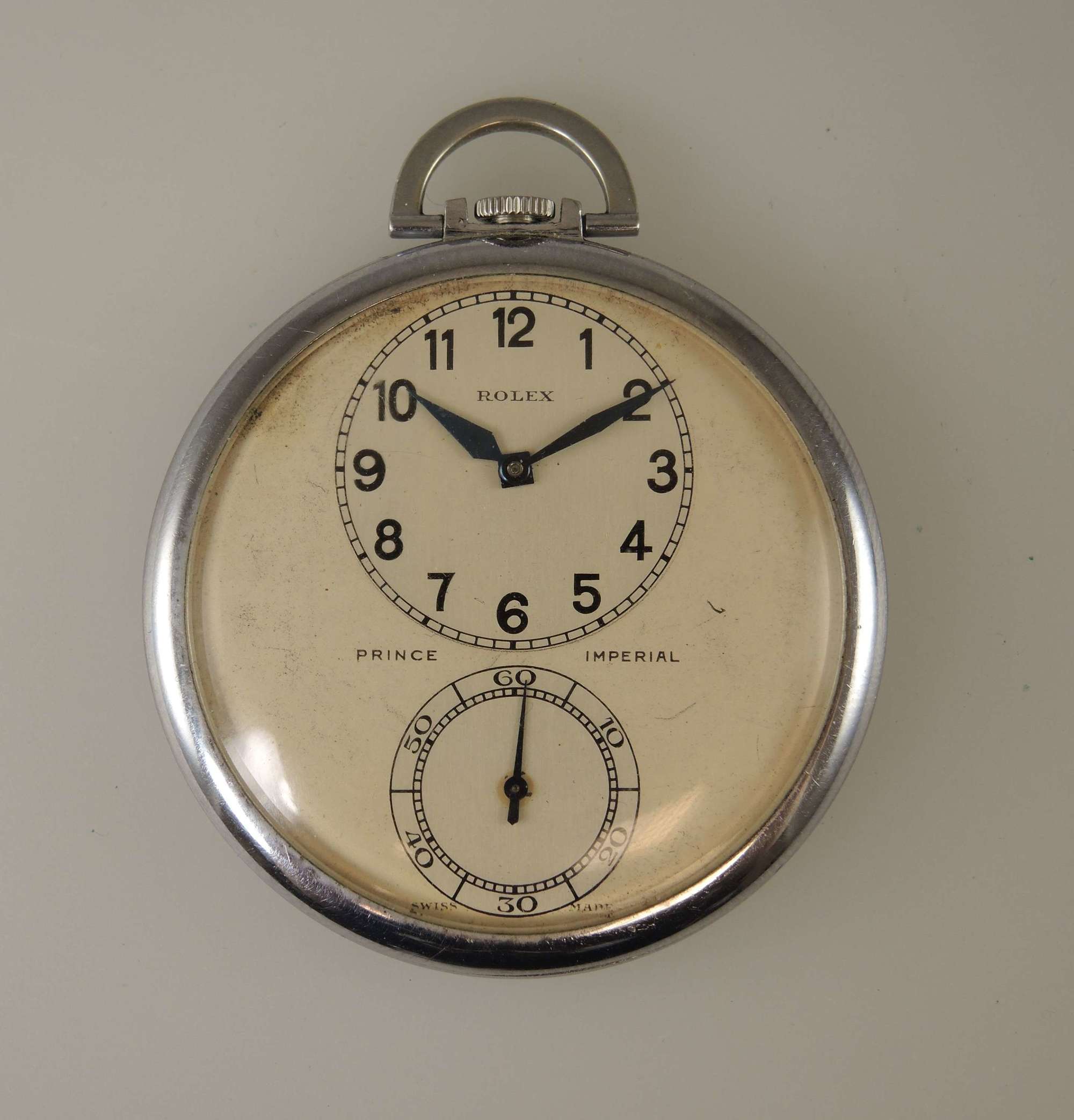 Rare ROLEX PRINCE IMPERIAL Observatory quality Pocket watch c1930