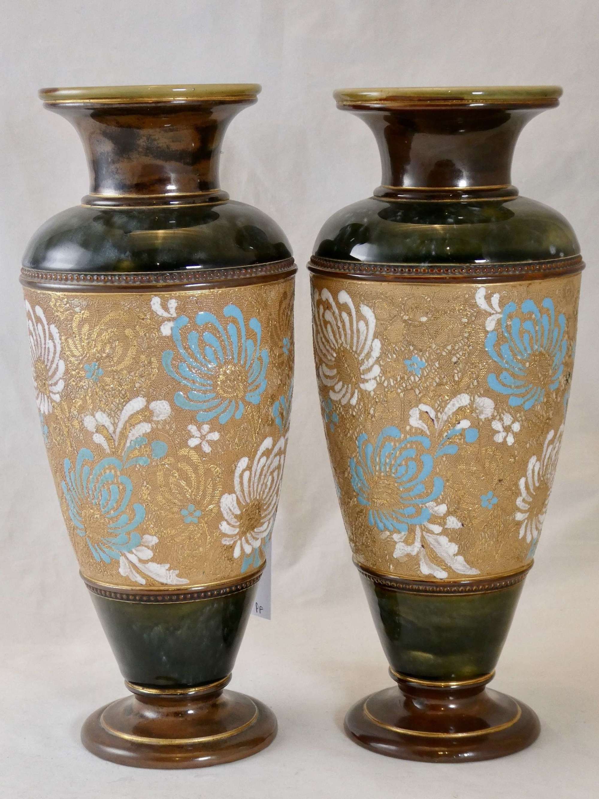 Pair of Doulton Vases, circa 1900