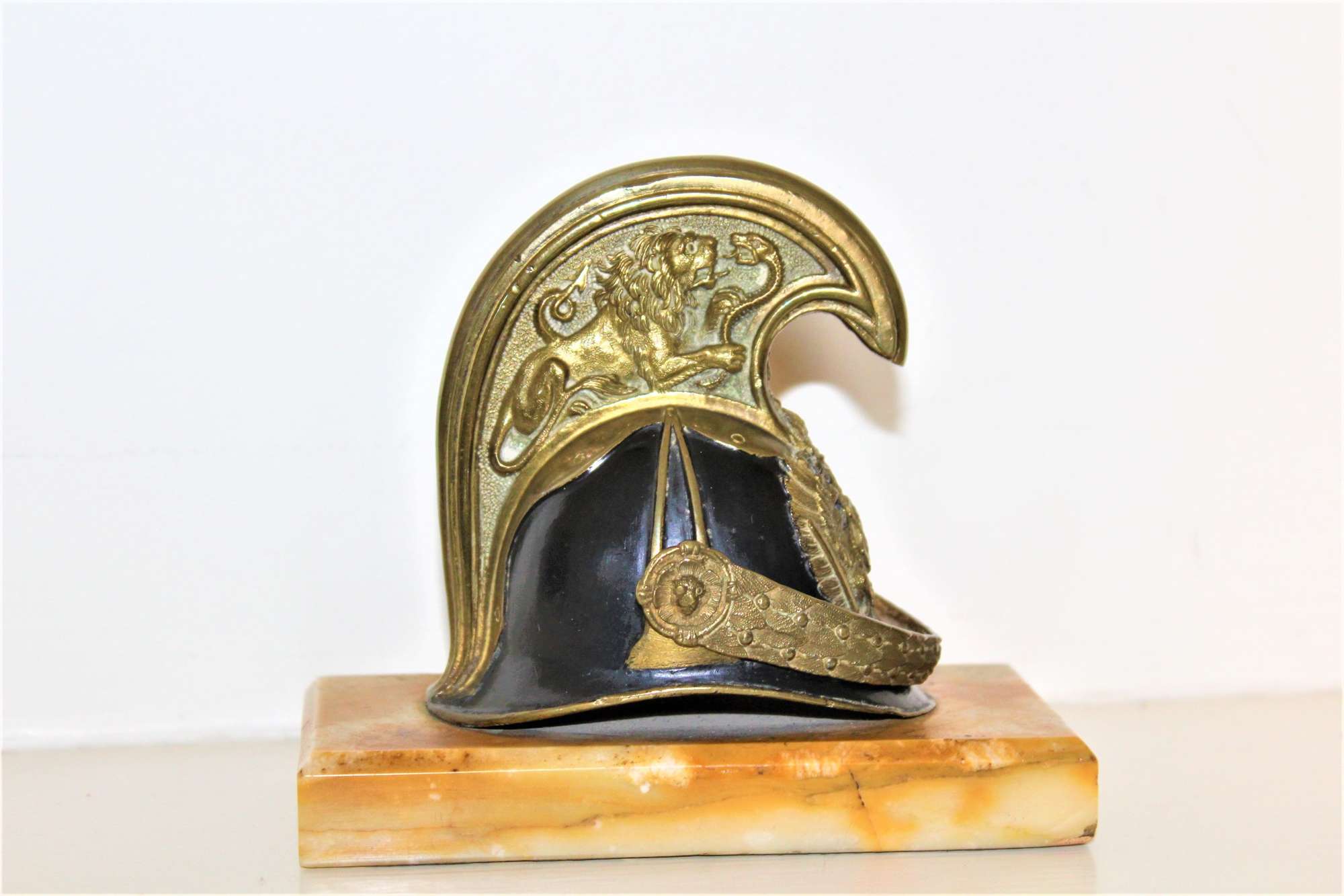Model Of An Officers Helmet Of The Austrian Imperial Dragoon Guards