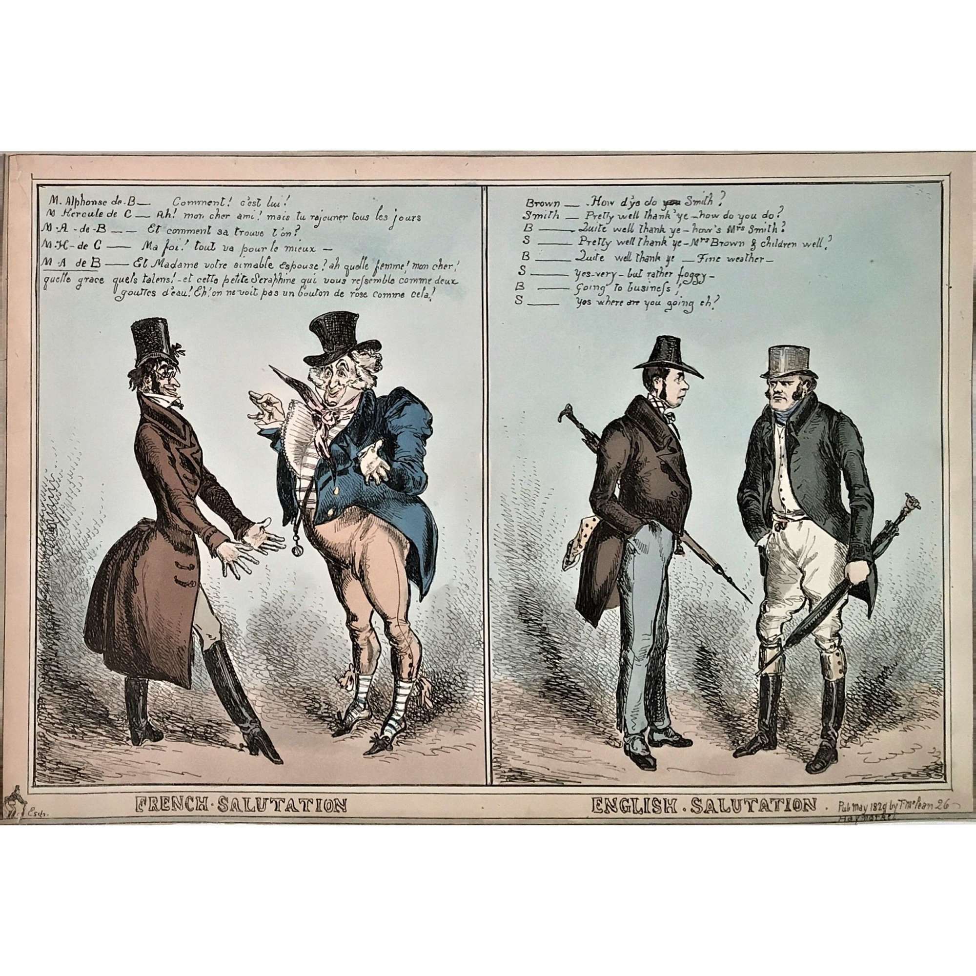 George IV 1829 satirical print 