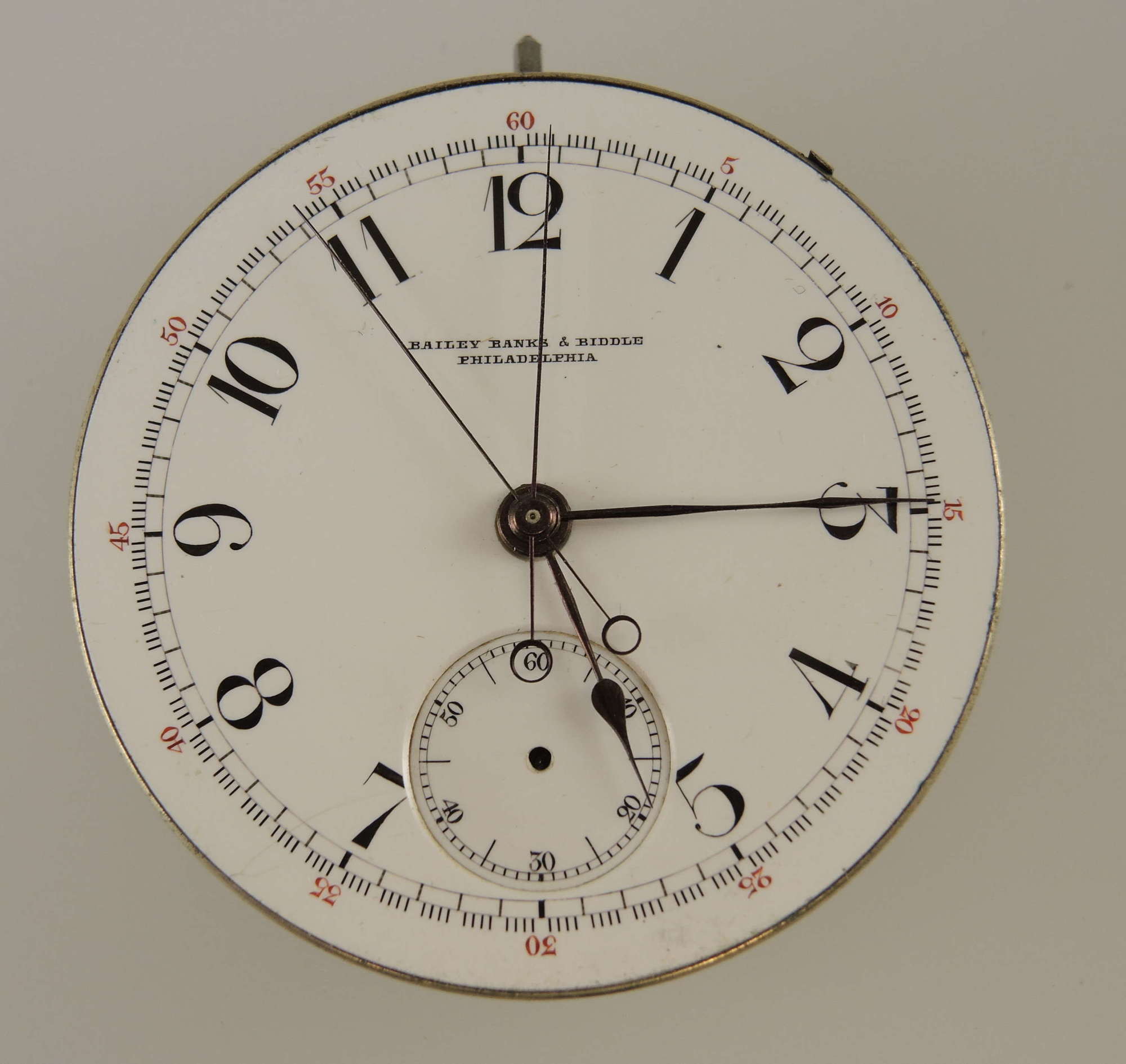 RARE Split seconds chronograph pocket watch Movement c1880