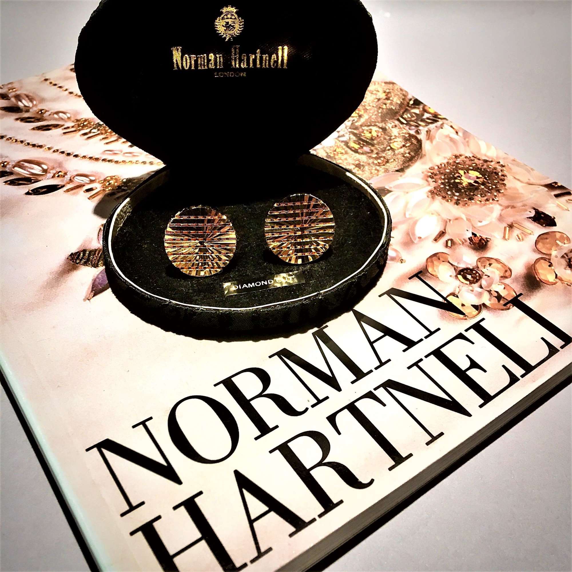 Sir Norman Hartnell (1901–1979), Mid-Century Modern Cufflinks