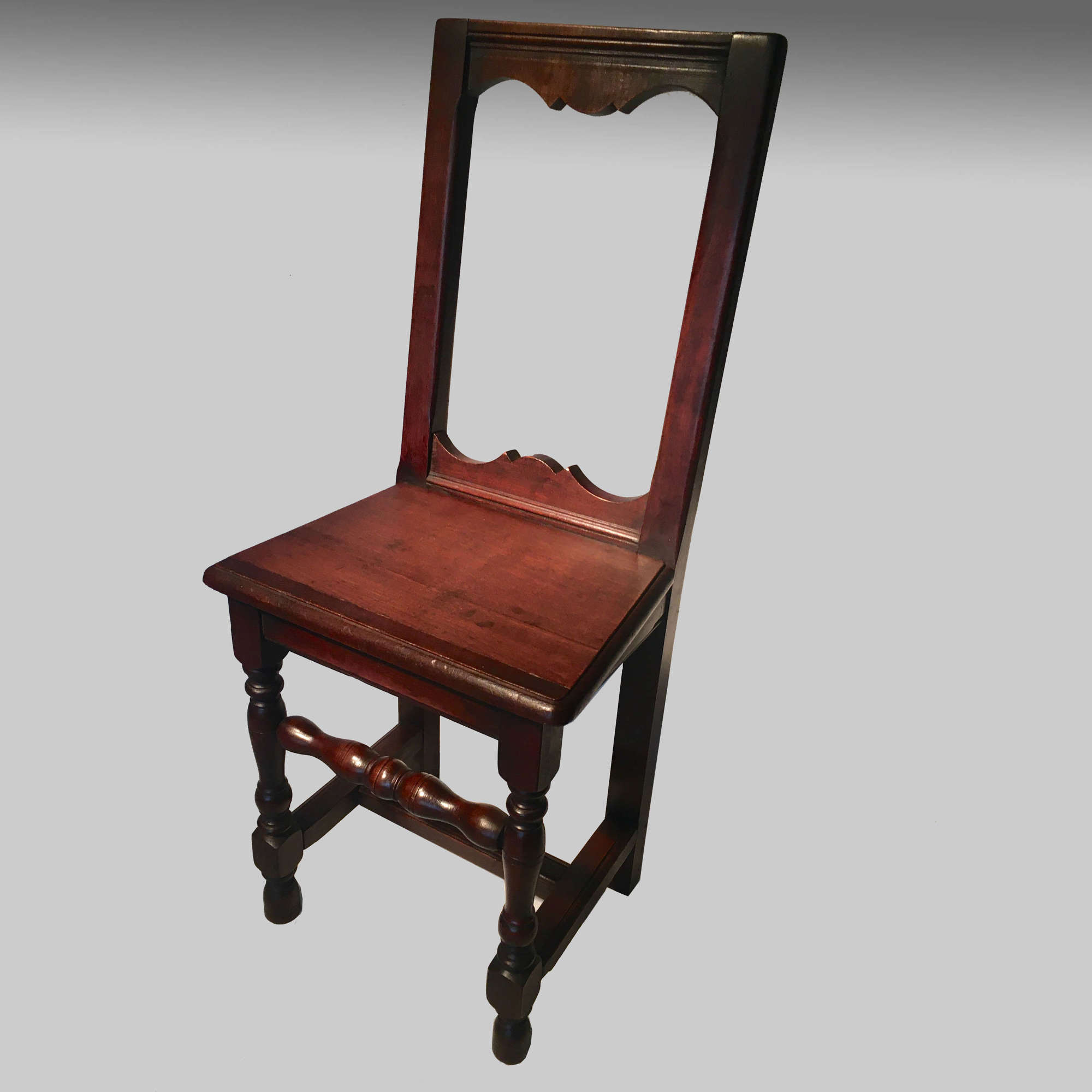 French fruitwood Lorraine child's chair