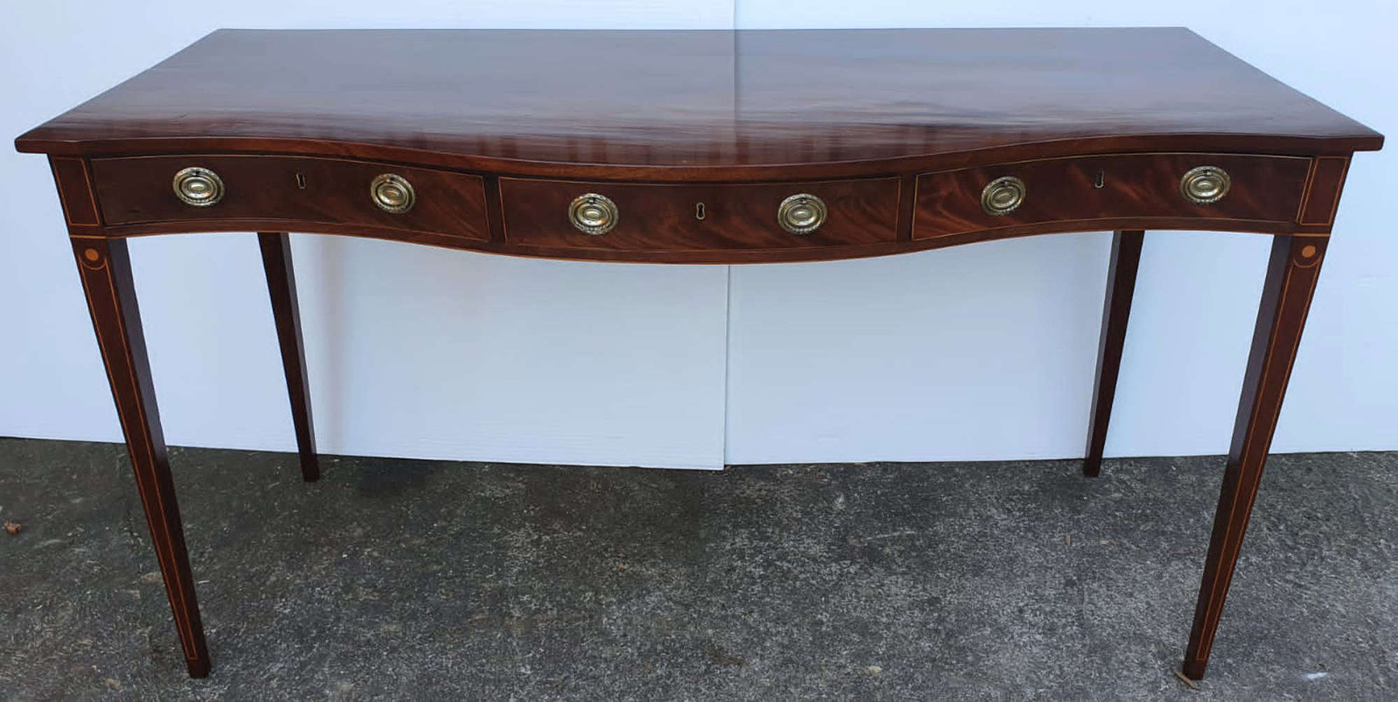 Early 19th Century Mahogany Serving Or Antique Console Table