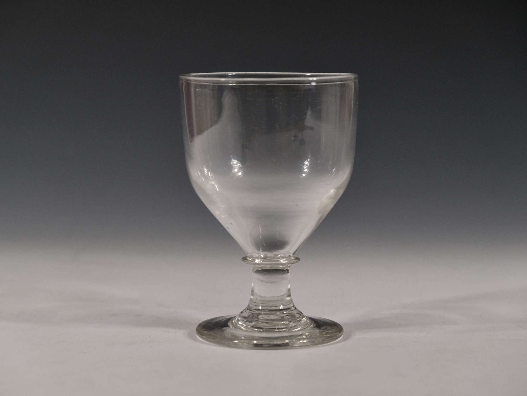 Antique glass rummer English c1810