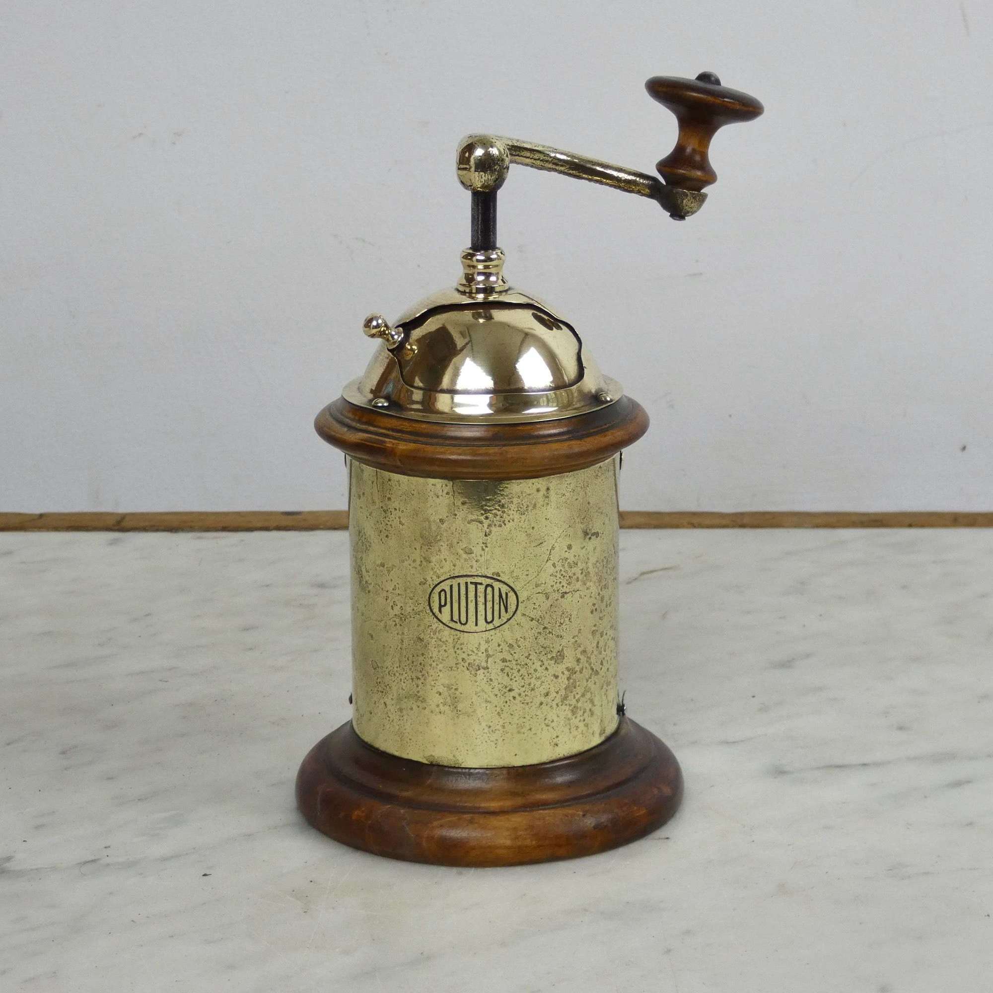 Brass coffee or pepper grinder