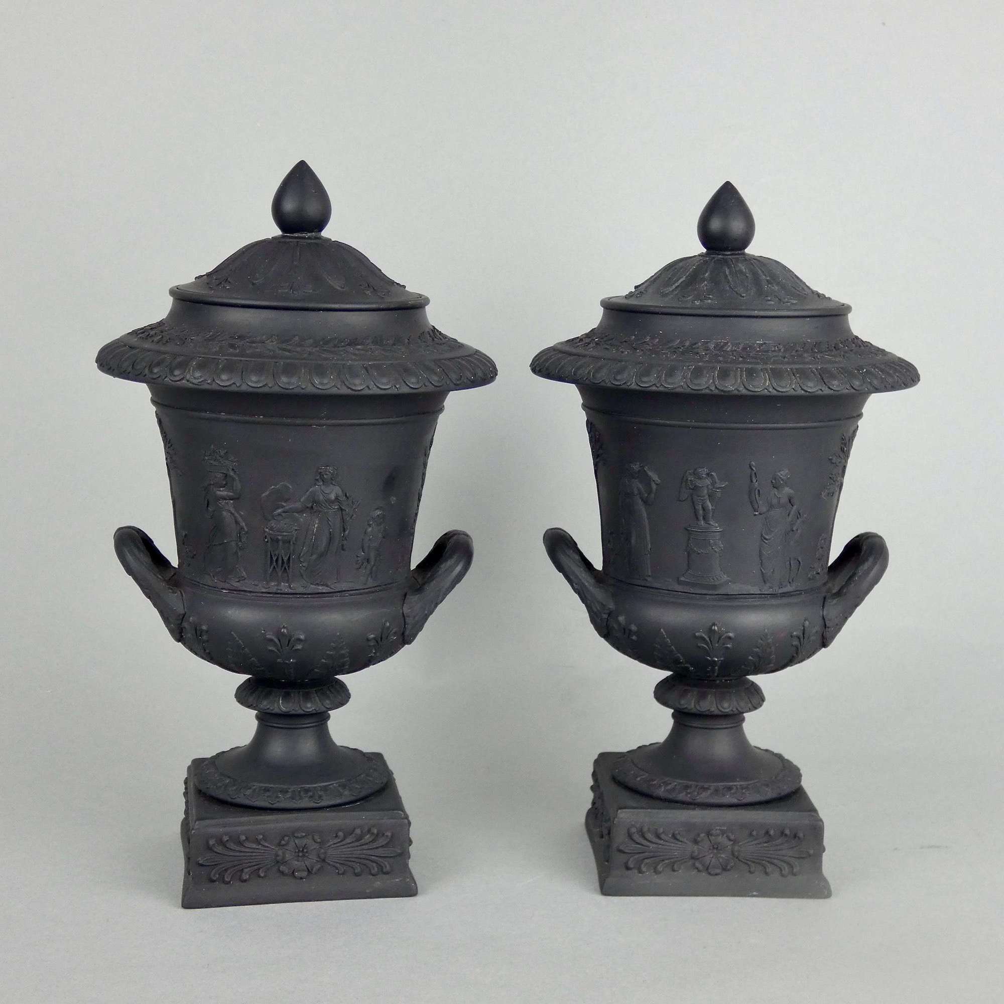 Pair of Wedgwood Campana vases