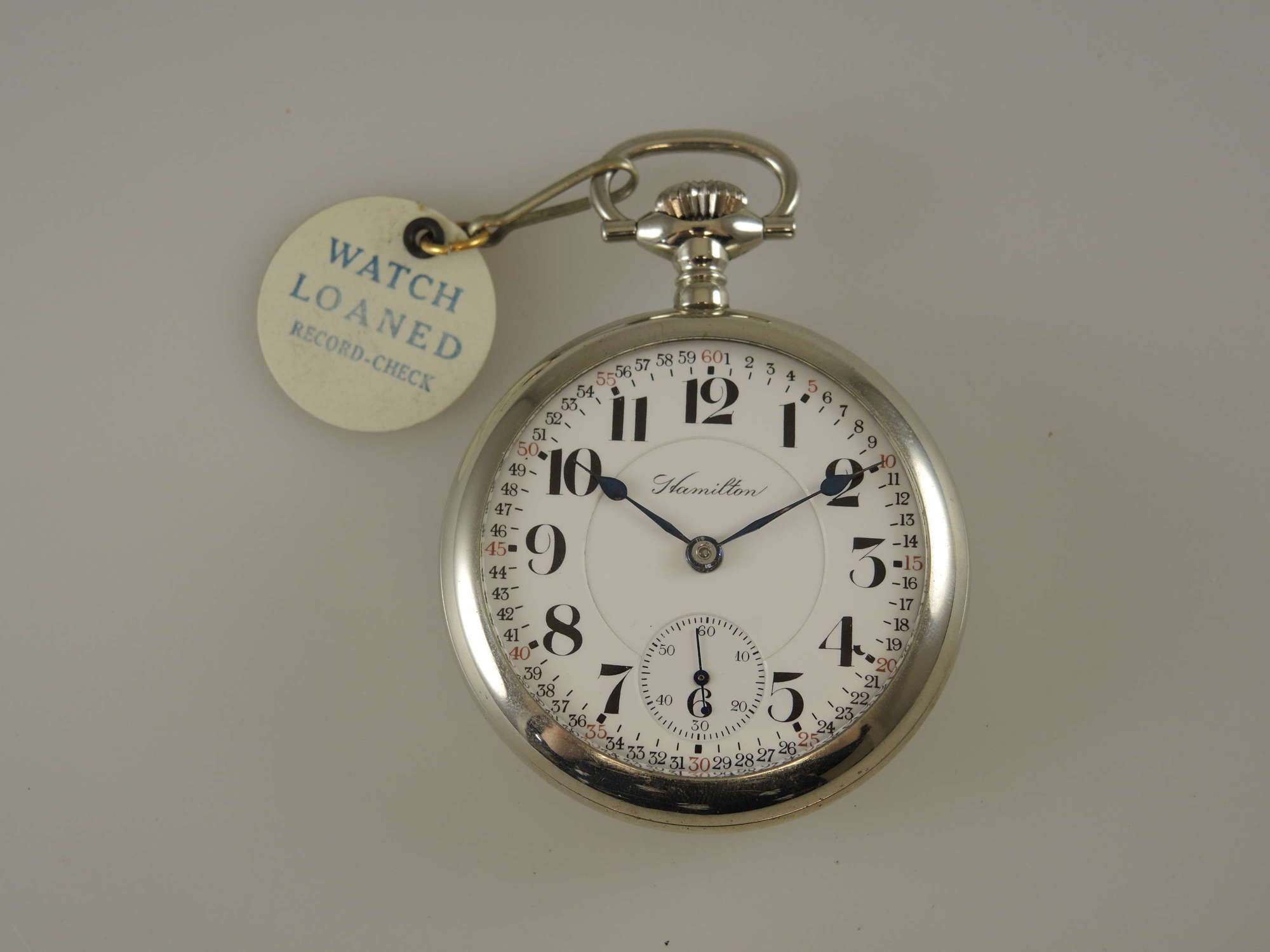 18S 17J Hamilton Grade 926 Loaner pocket watch c1922