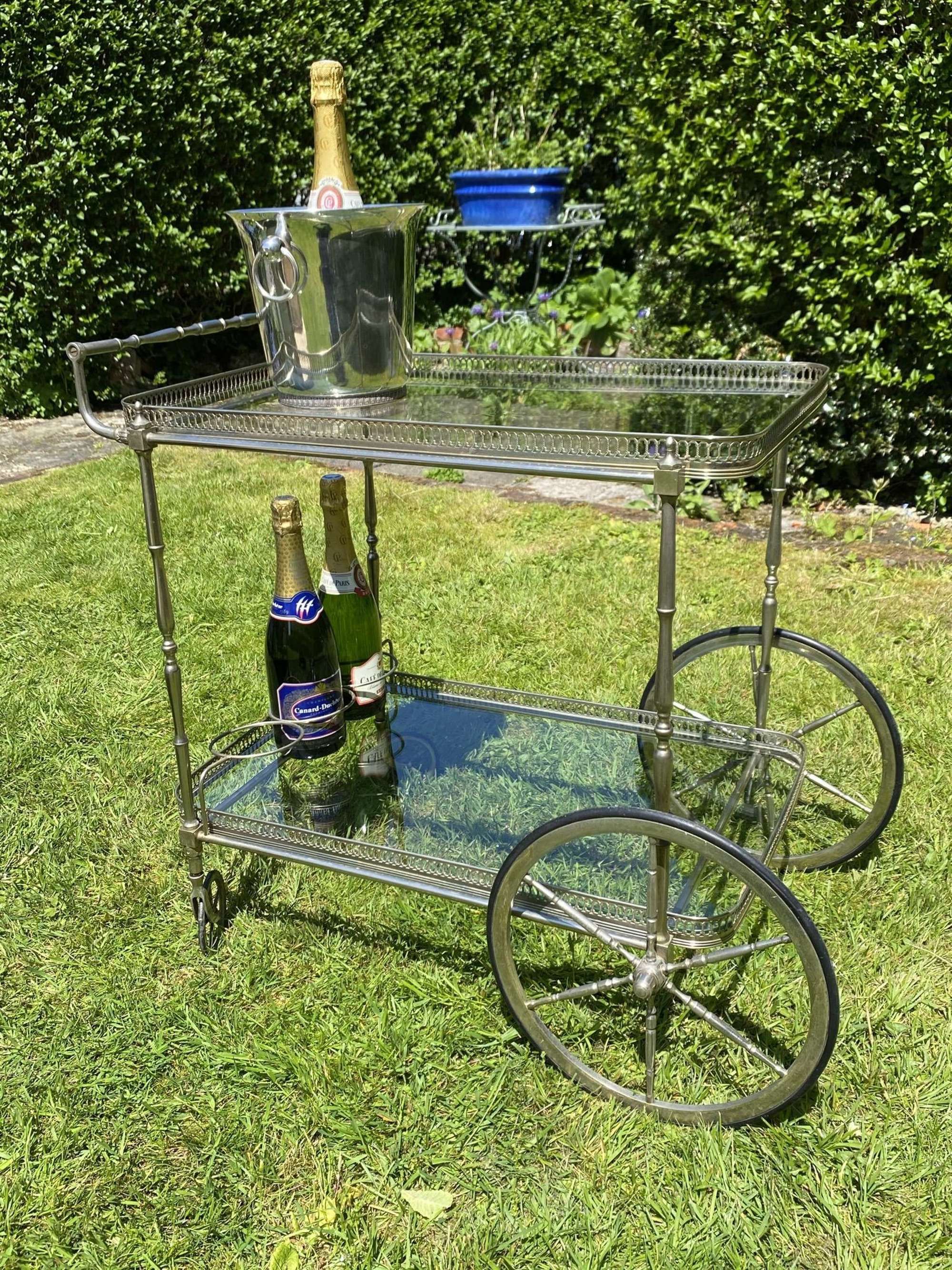 Mid century drinks trolley or bar cart