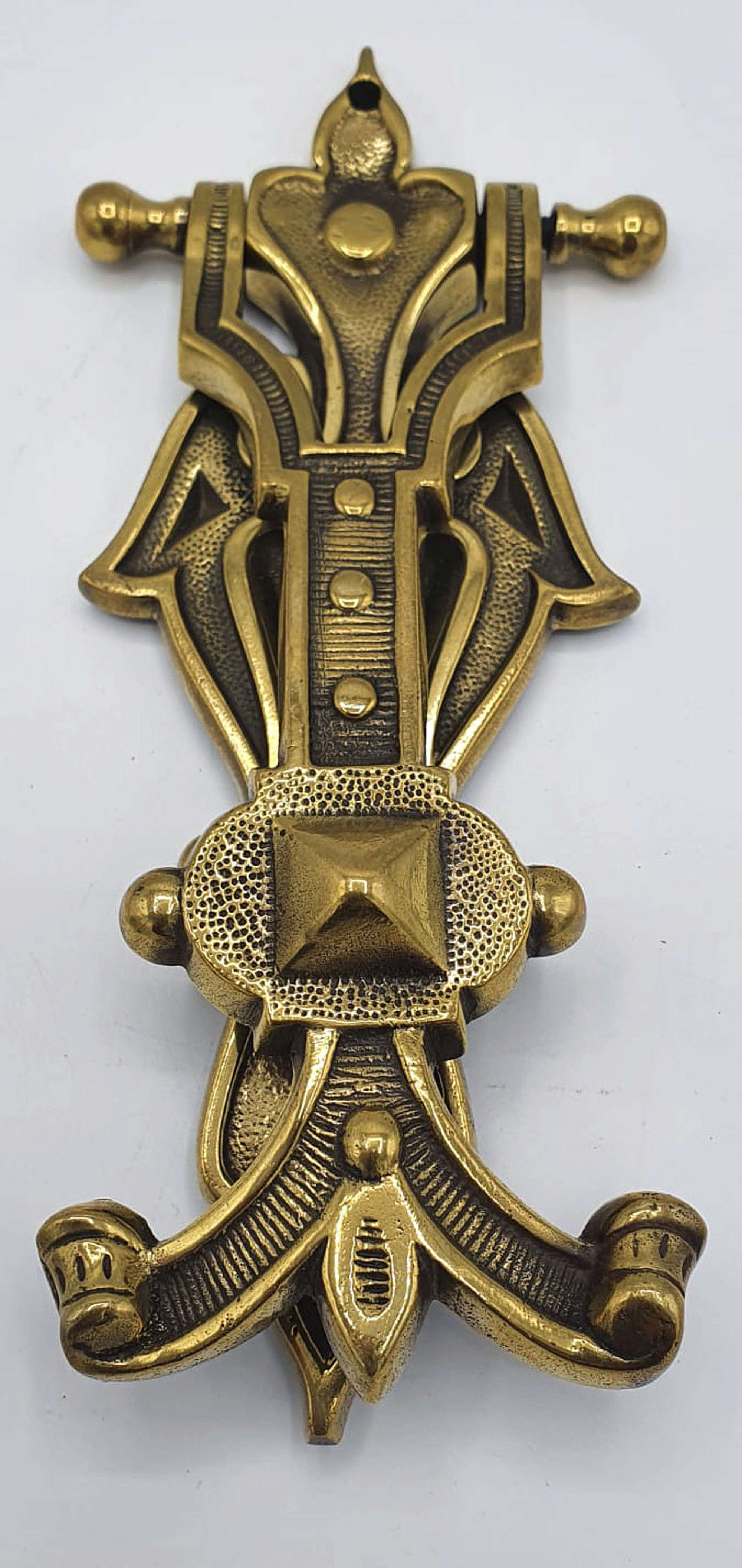 Original Late 19th Century Brass Door Knocker