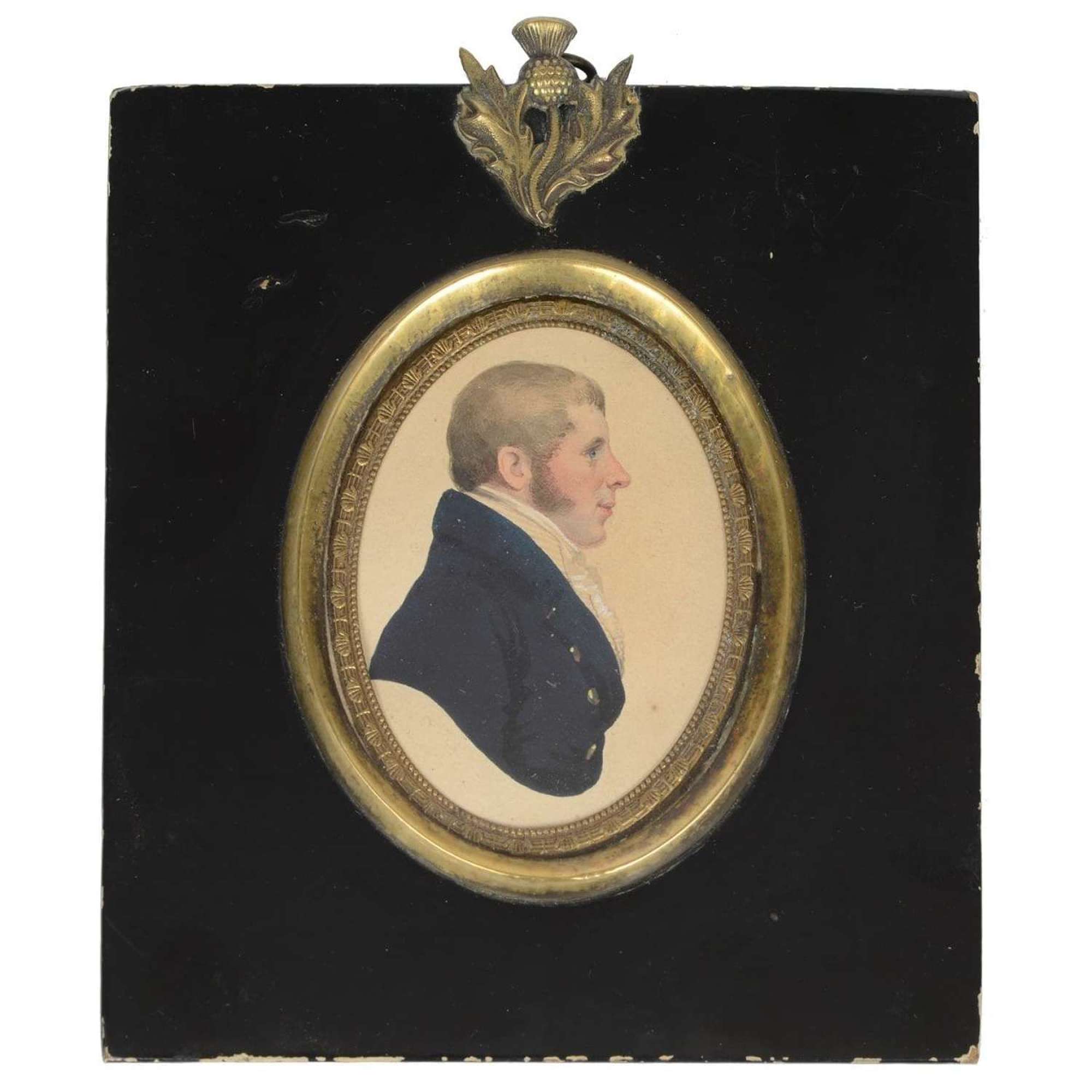 Scottish portrait miniature of a gentleman