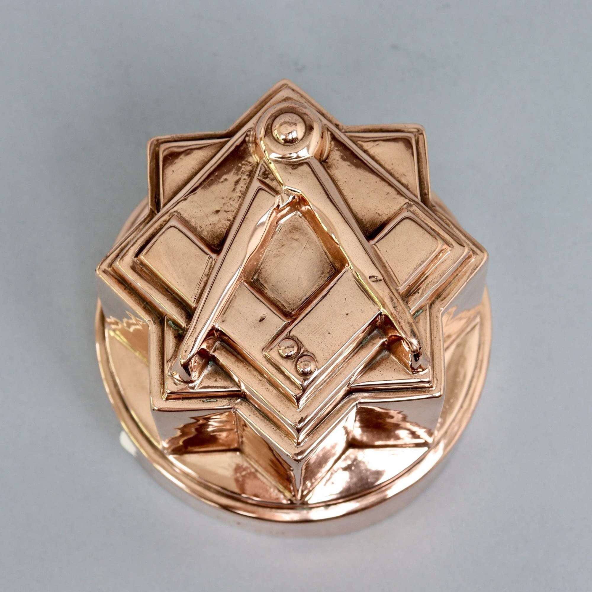 Rare, Masonic copper mould