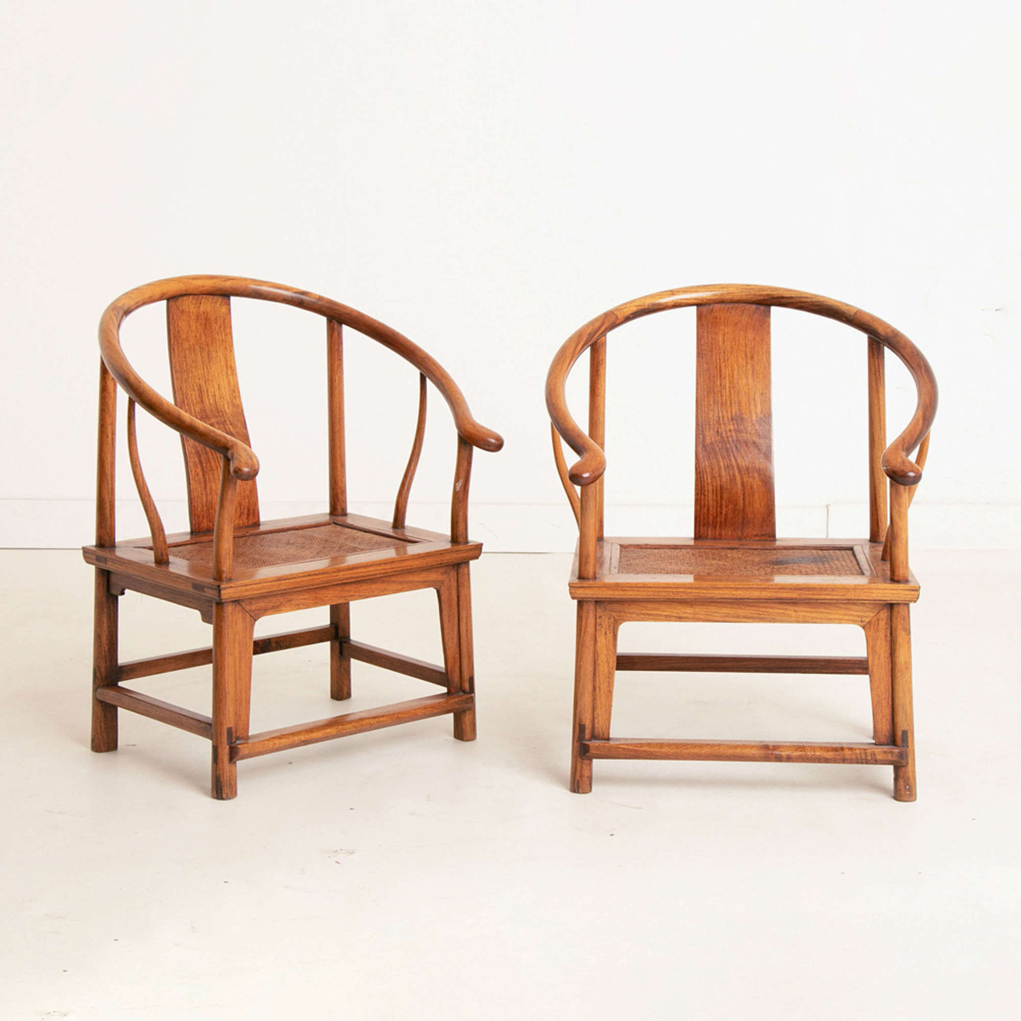 Pair of Small Chinese Chairs circa 1900-1920