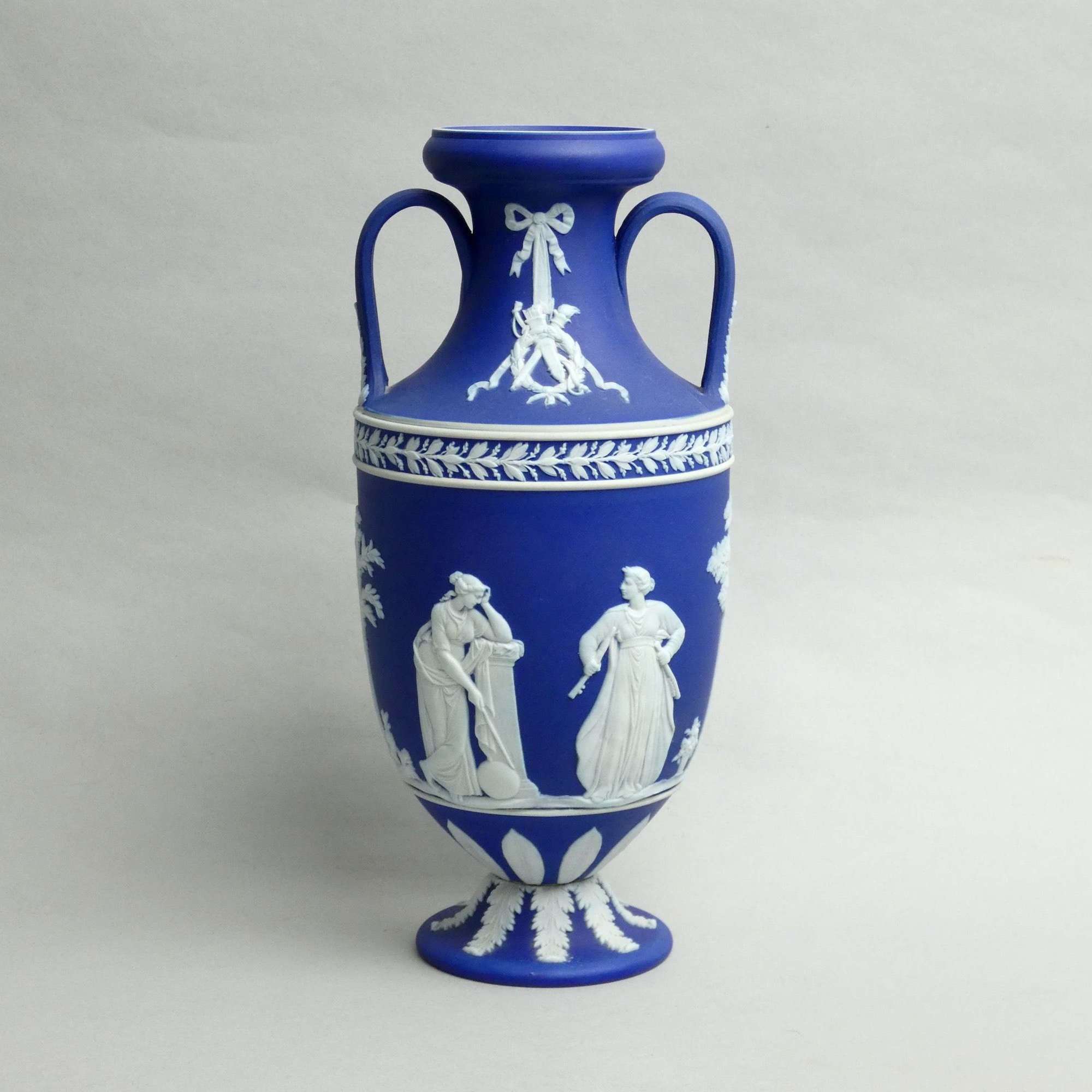 Large, Wedgwood Jasper Trophy Vase
