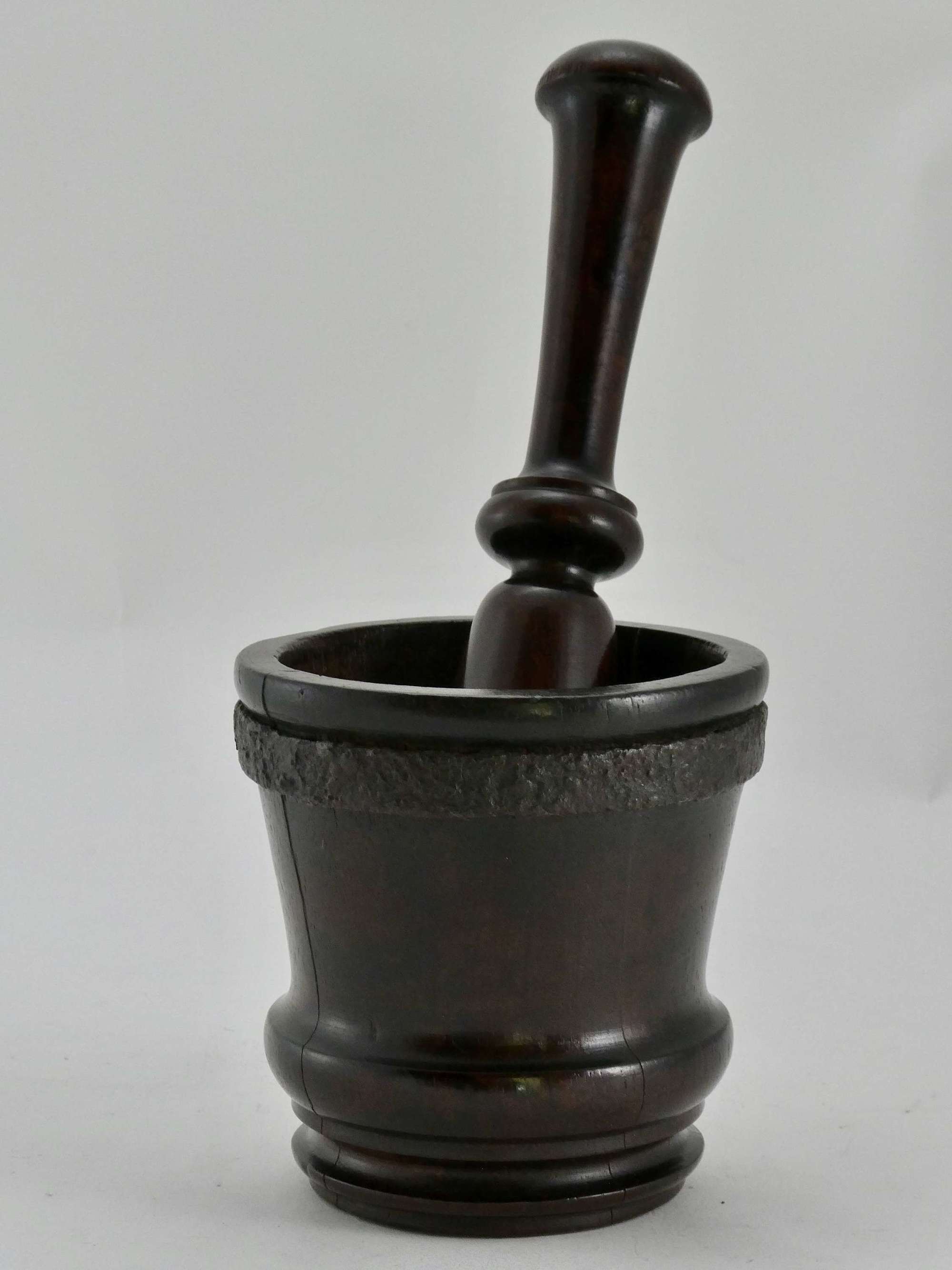 Early 18th Century Laburnum Apothecary's Mortar and Pestle