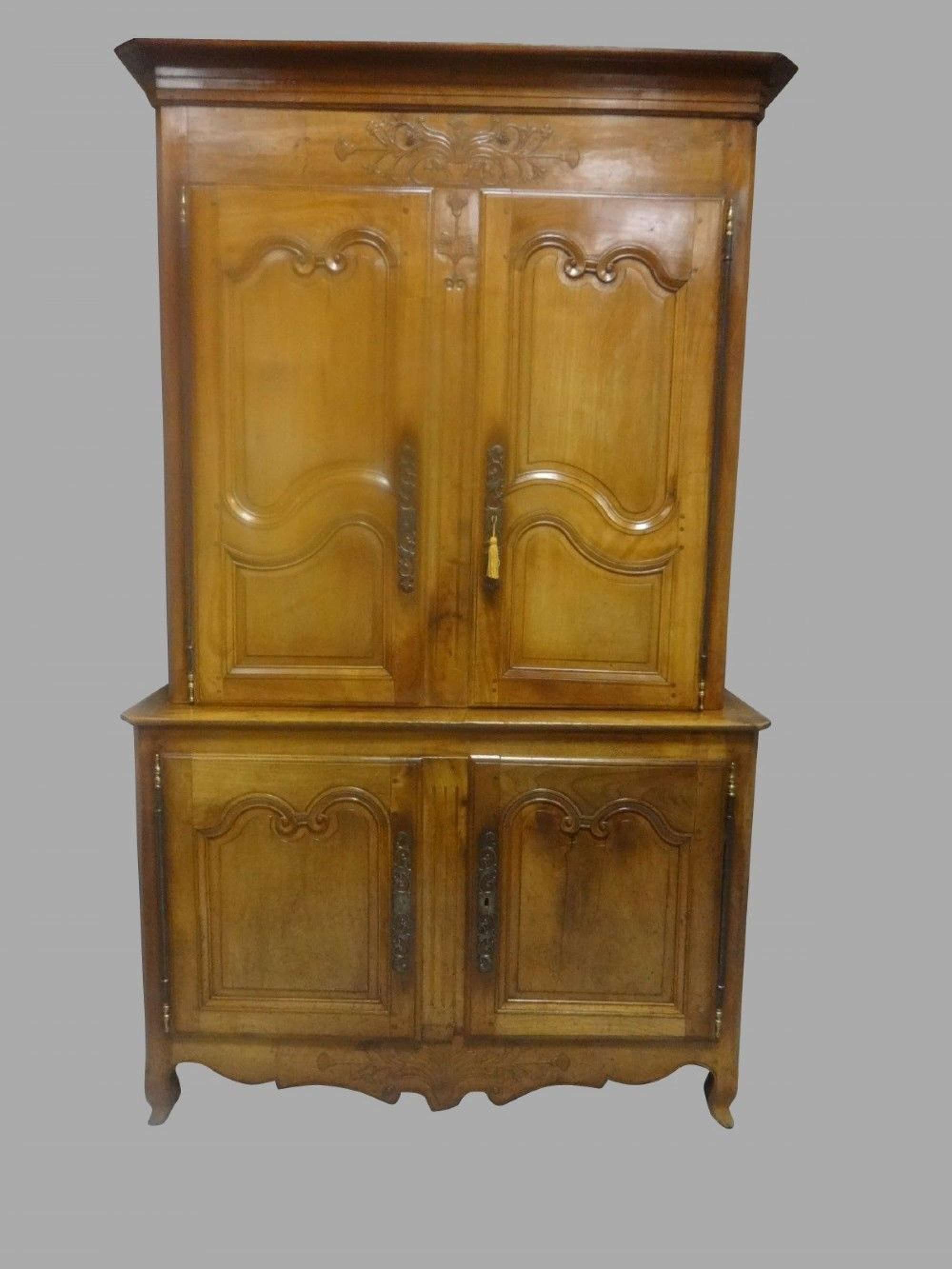 Fabulous French Provincial Fruitwood Cupboard