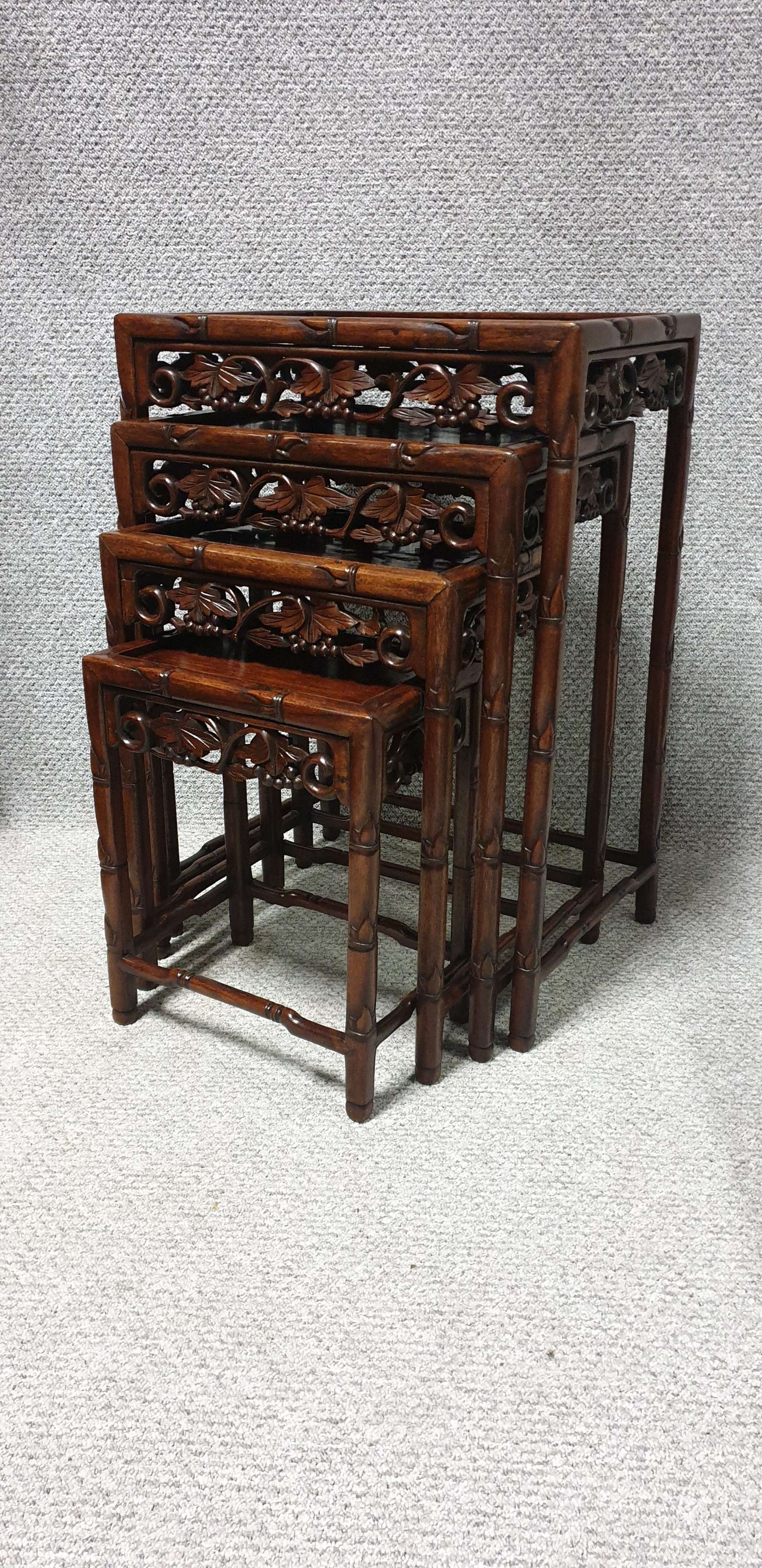 Oriental Rosewood Quartetto Nest Of Tables